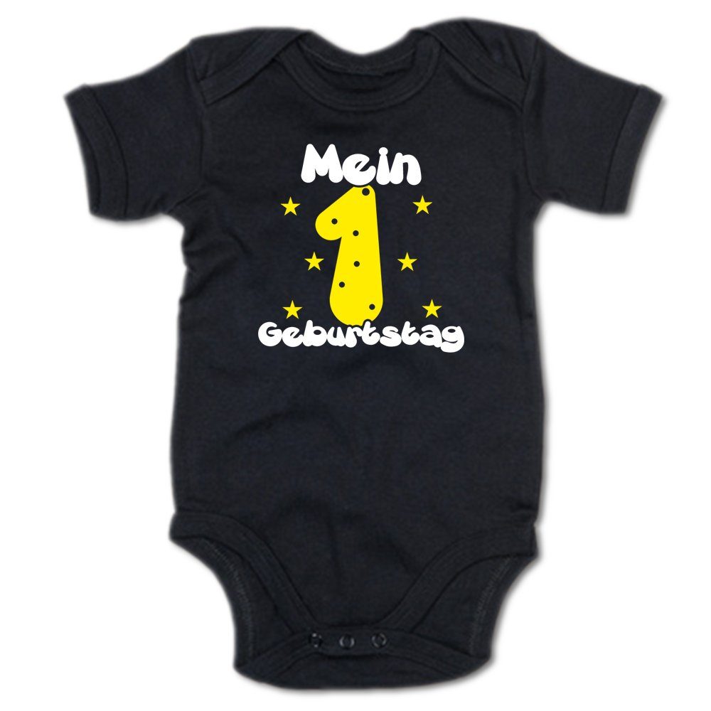 ᐅ Ggraphics Kurzarmbody Baby Body Mein 1. Geburtstag mit Spruch