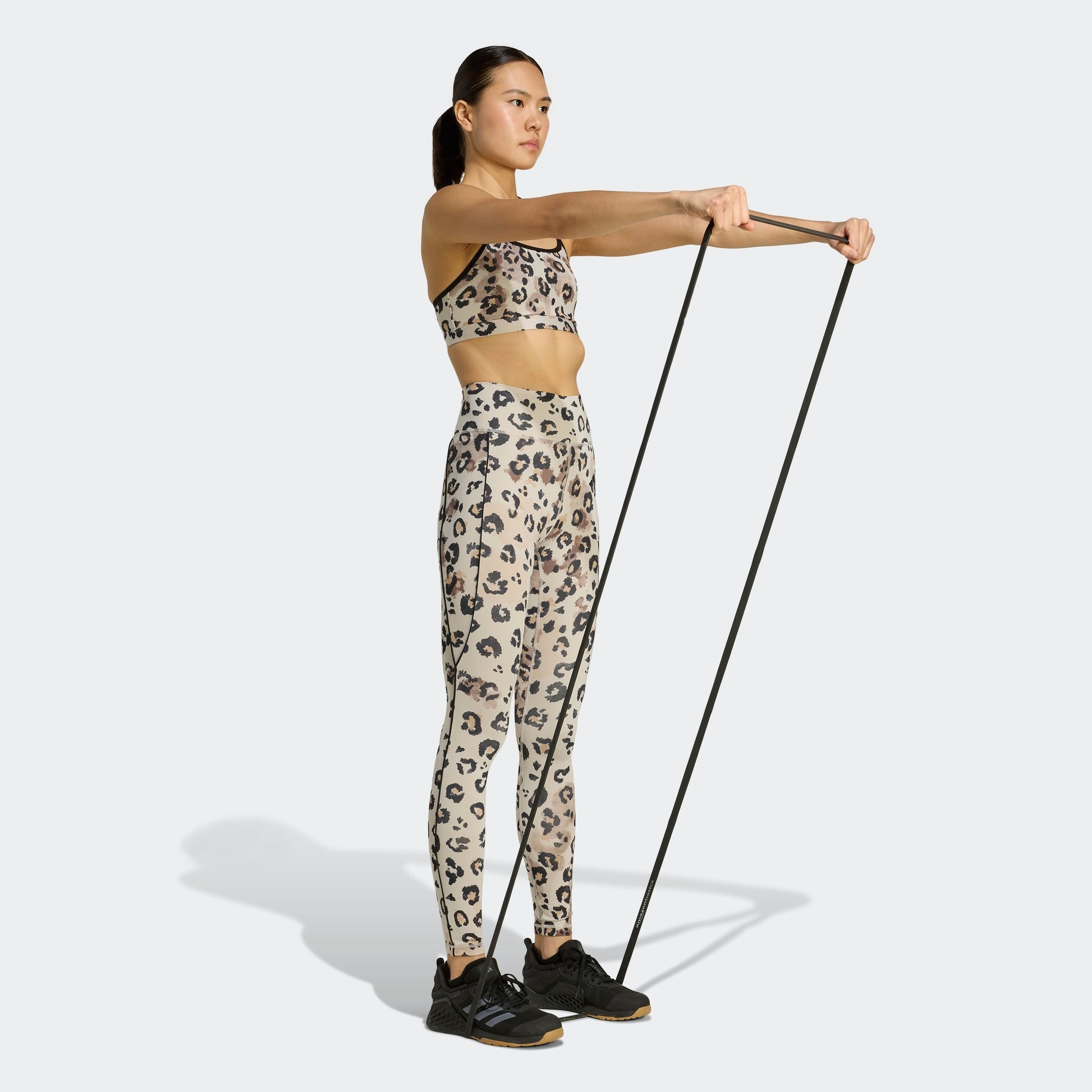 adidas Performance Sport-BH POWERREACT ESSENTIALS MIT LEICHTEM HALT UND PRINT