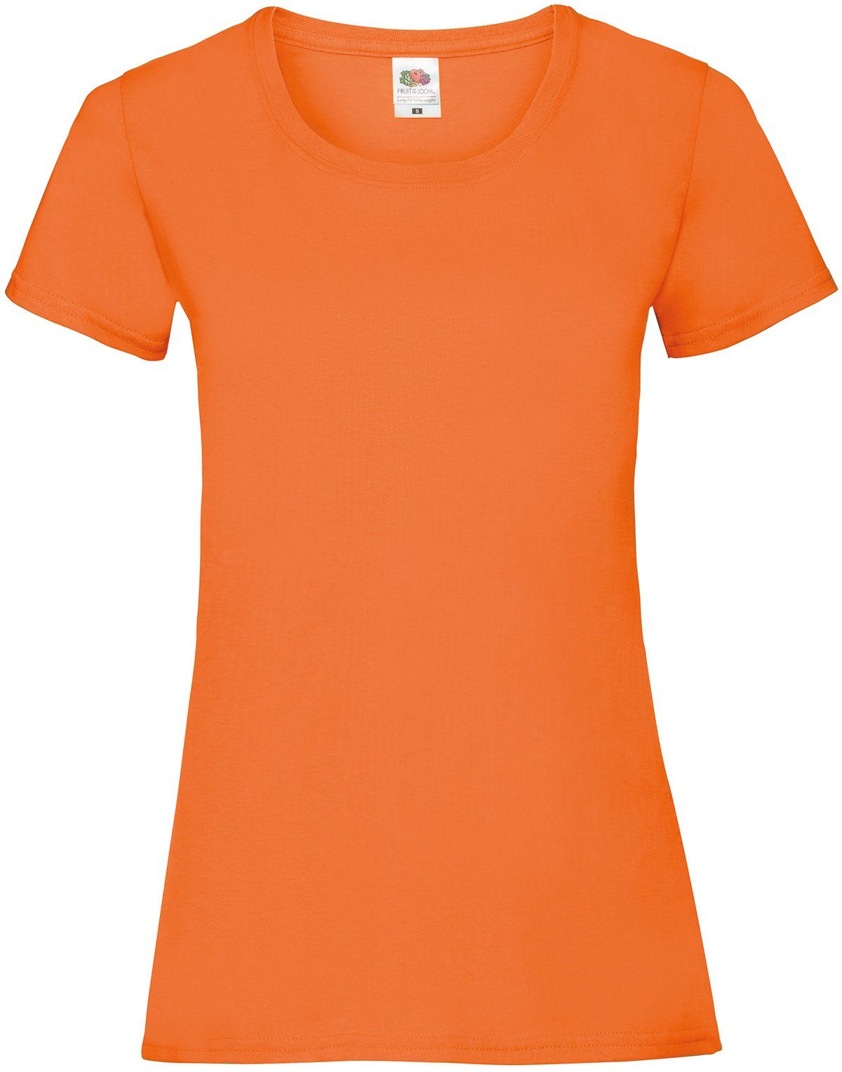 Fruit of the Loom Rundhalsshirt Fruit of the Loom Valueweight T Lady-Fit orange