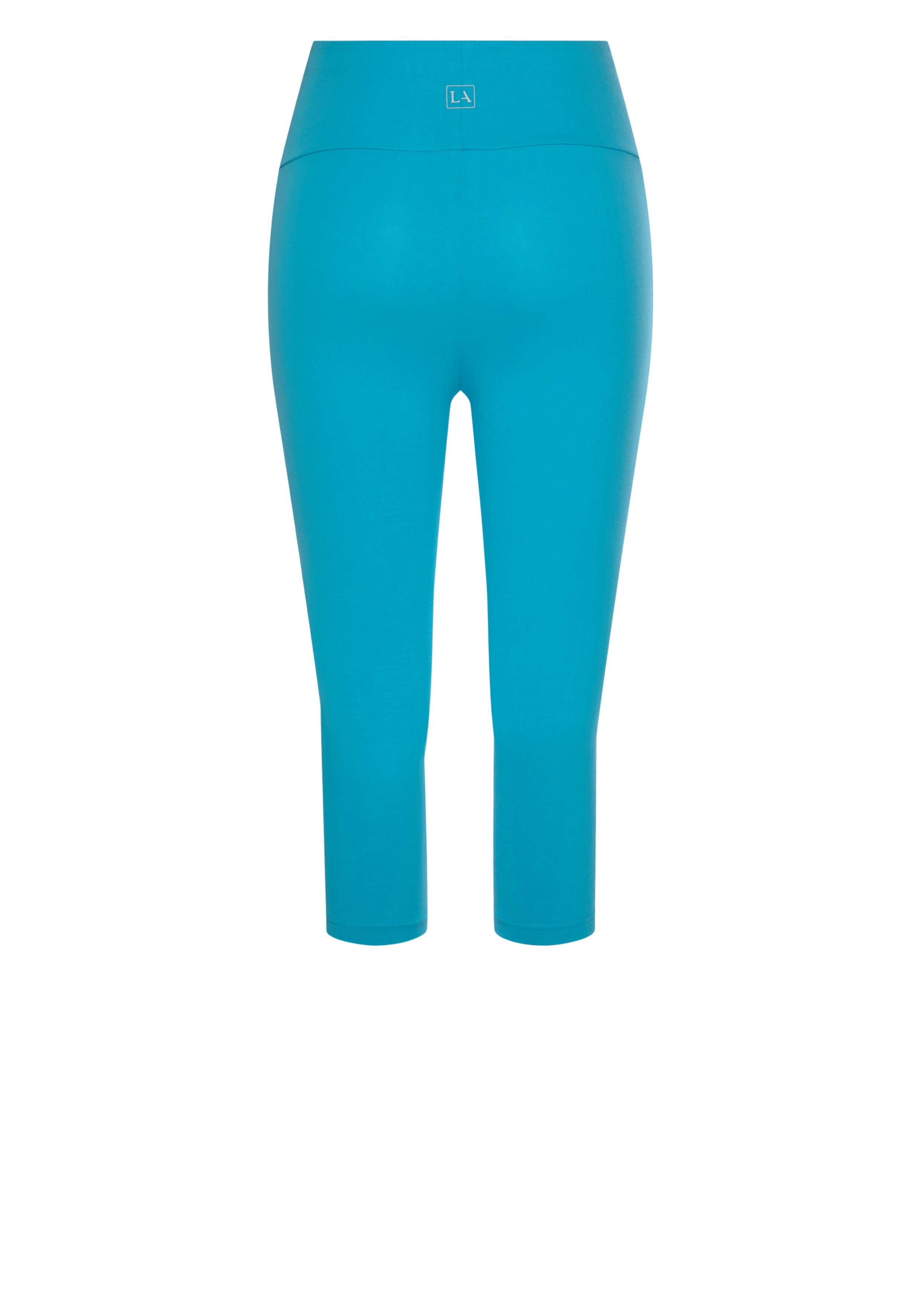 LASCANA Caprileggings mit breitem, weichen Bündchen – Bild 4 von 5