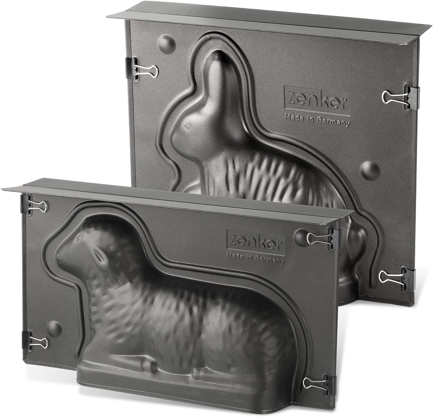 Zenker Backform 2-tlg. Формы для выпечки Set Lamm u. Hase