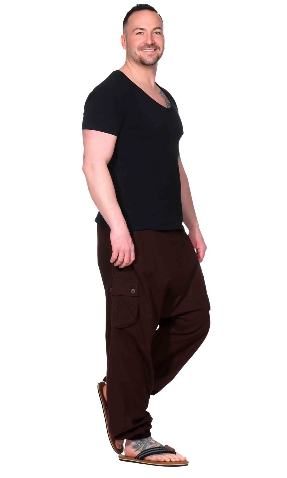 KUNST UND MAGIE Haremshose Haremhose Baggyhose Pluderhose Hippiehose Cargo Hose