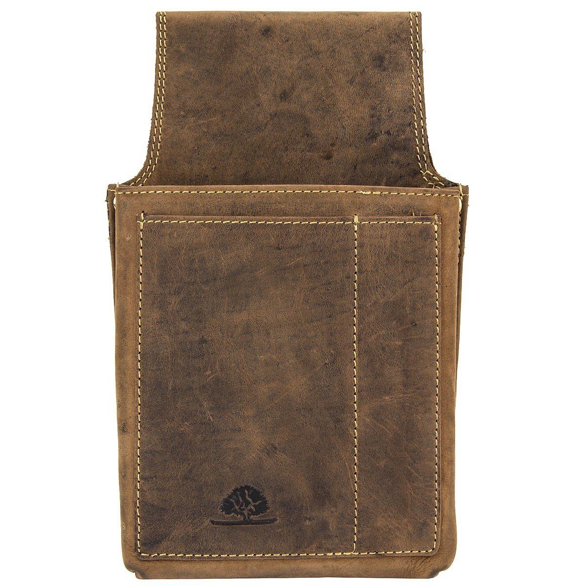 Greenburry Kellnerbörse Vintage Leder Kellnerbörse + Holster Set 1785 + 1786A