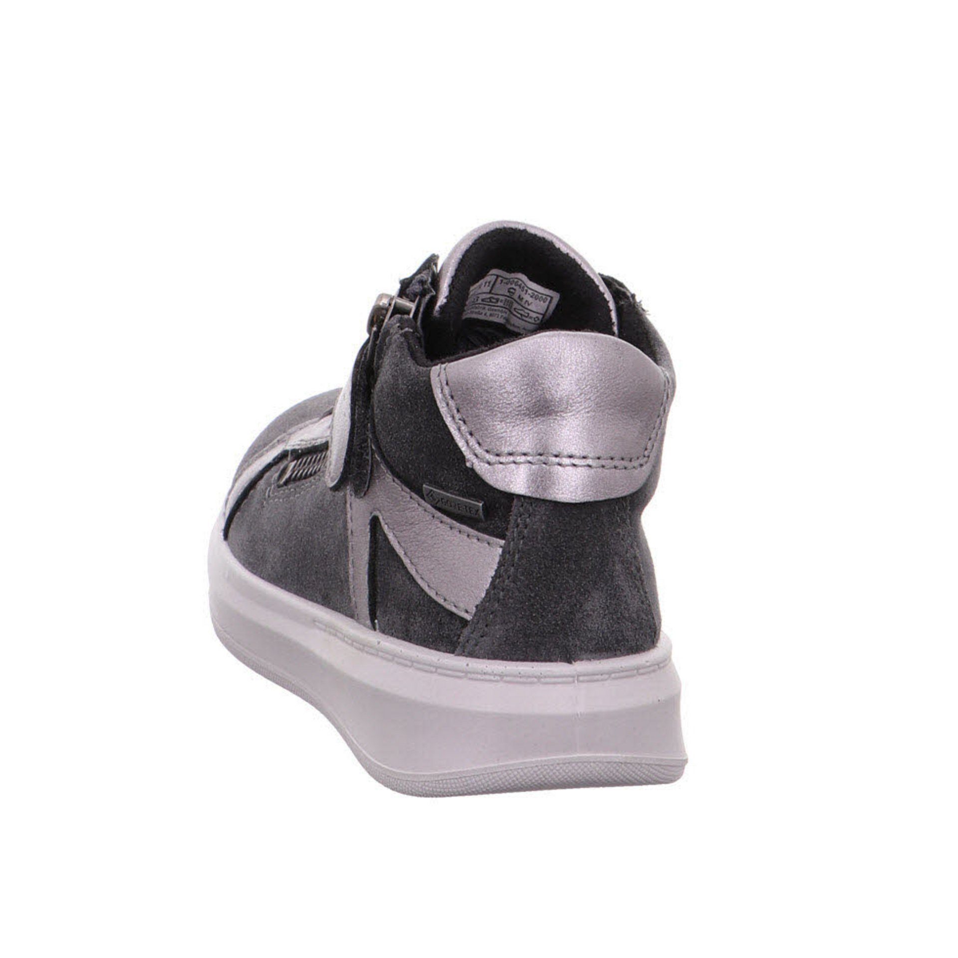 Superfit Cosmo Mädchen Lederkombination Schuhe Stiefelette Stiefel grau Sneaker Kinderschuhe