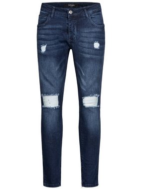 behype Röhrenjeans SPIKE (1-tlg) im Used-Look