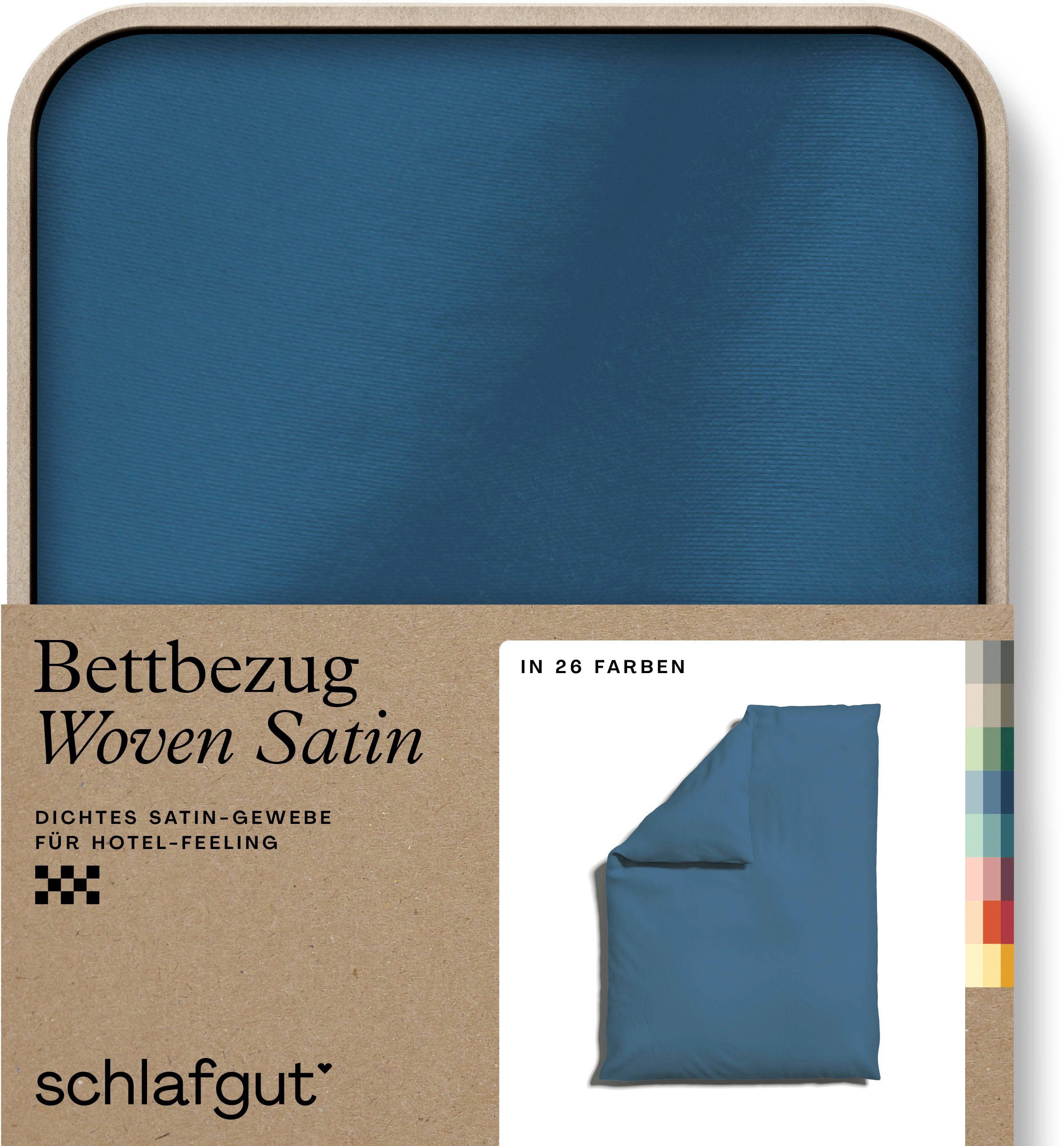 Schlafgut Bettbezug Woven Satin, (1 St), günstig online kaufen