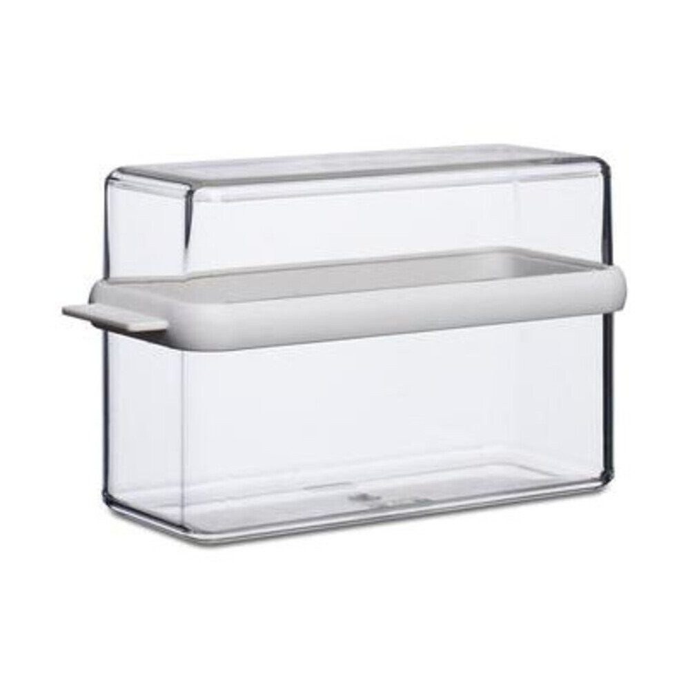 Mepal Brotkorb Knäckebrotdose Stora weiss, Kunststoff BPA frei, Knäckebrotdose Stora weiss, 1,6 l, Kunststoff BPA frei