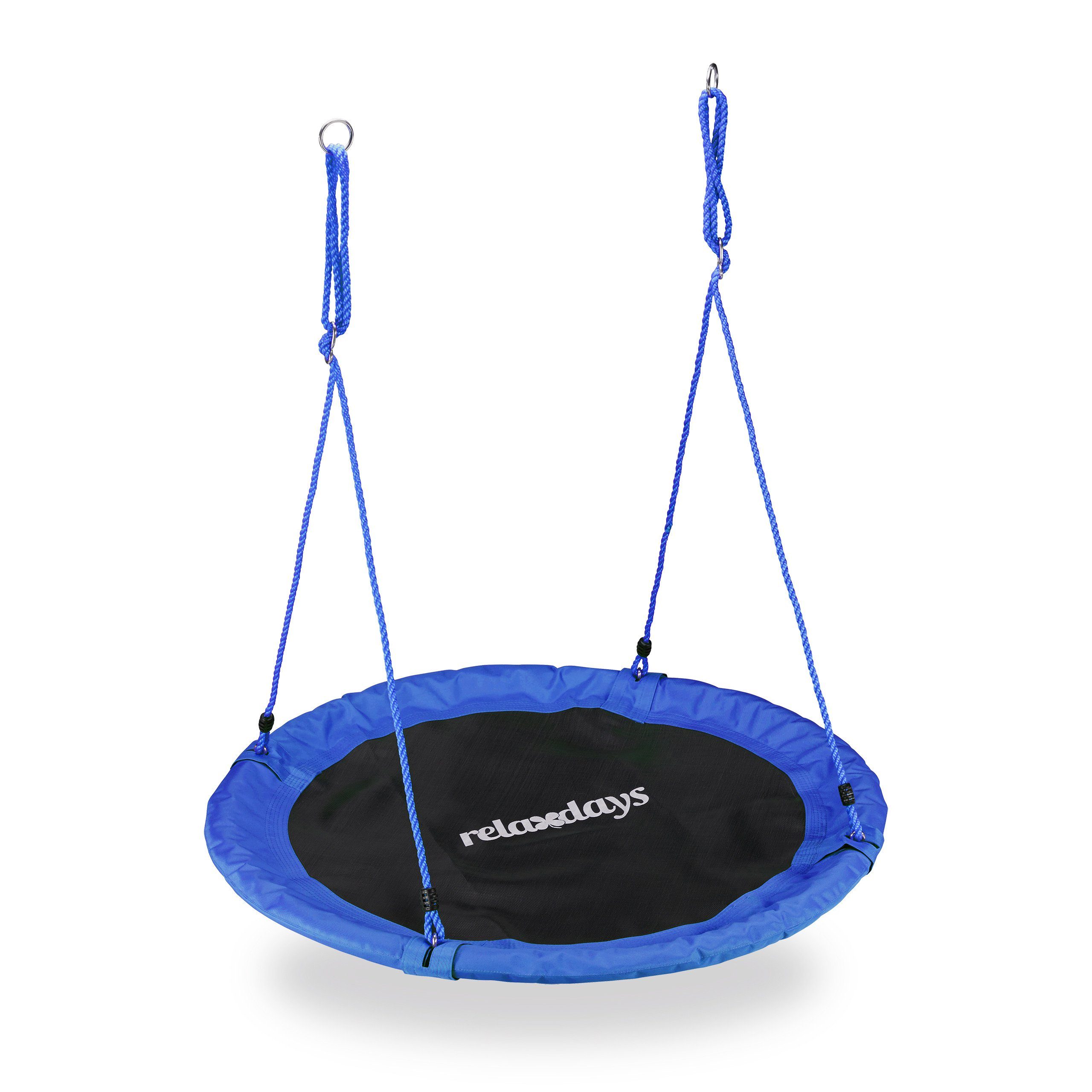 relaxdays Nestschaukel 110 cm, Blau günstig online kaufen