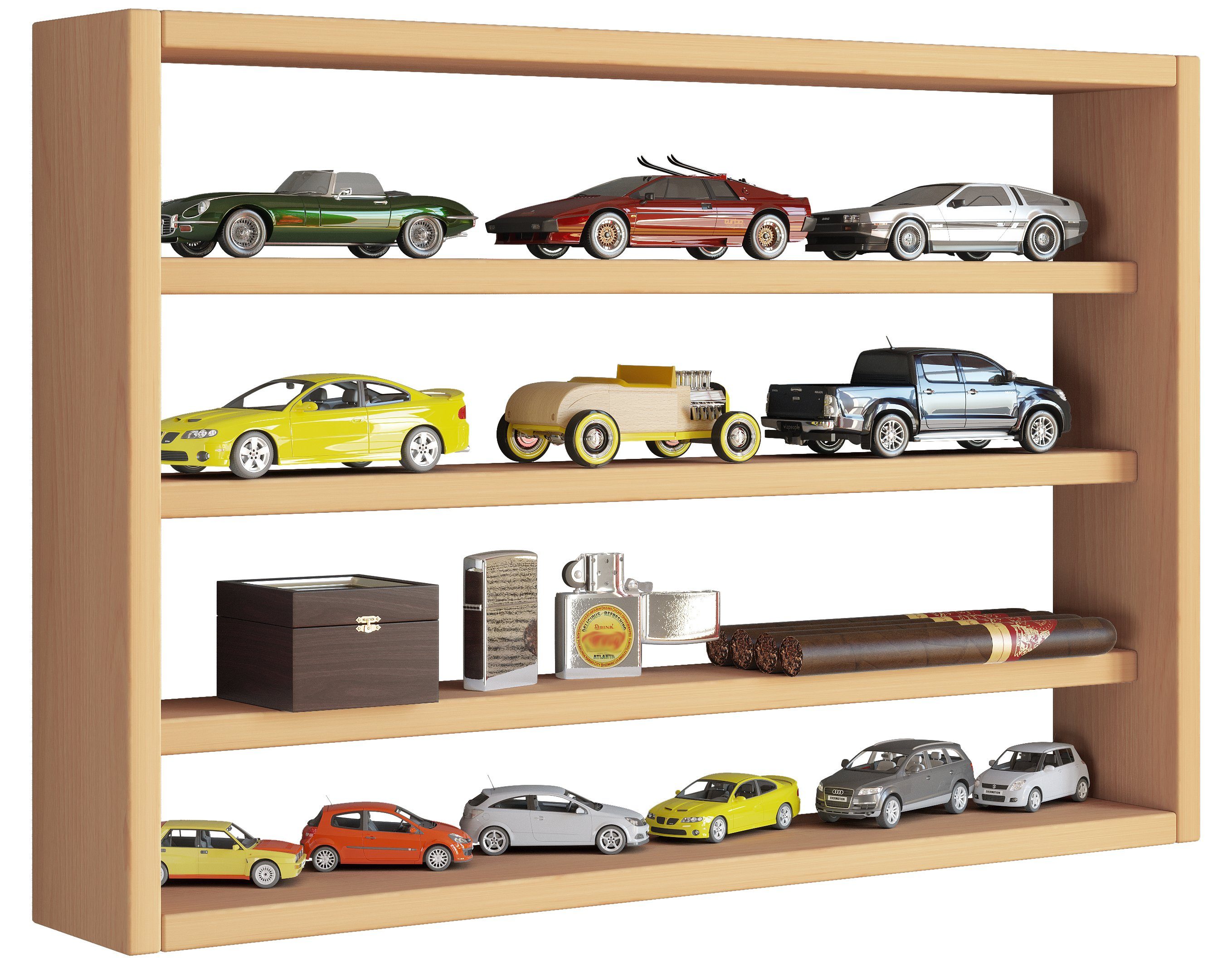 VCM Hängevitrine Holz Wandregal Wandvitrine Regal günstig online kaufen