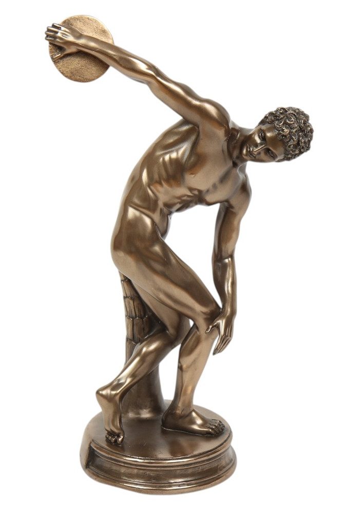 Parastone Dekofigur Skulptur Diskuswerfer H 28 cm Dekofigur Athlet griechischer Mythologie