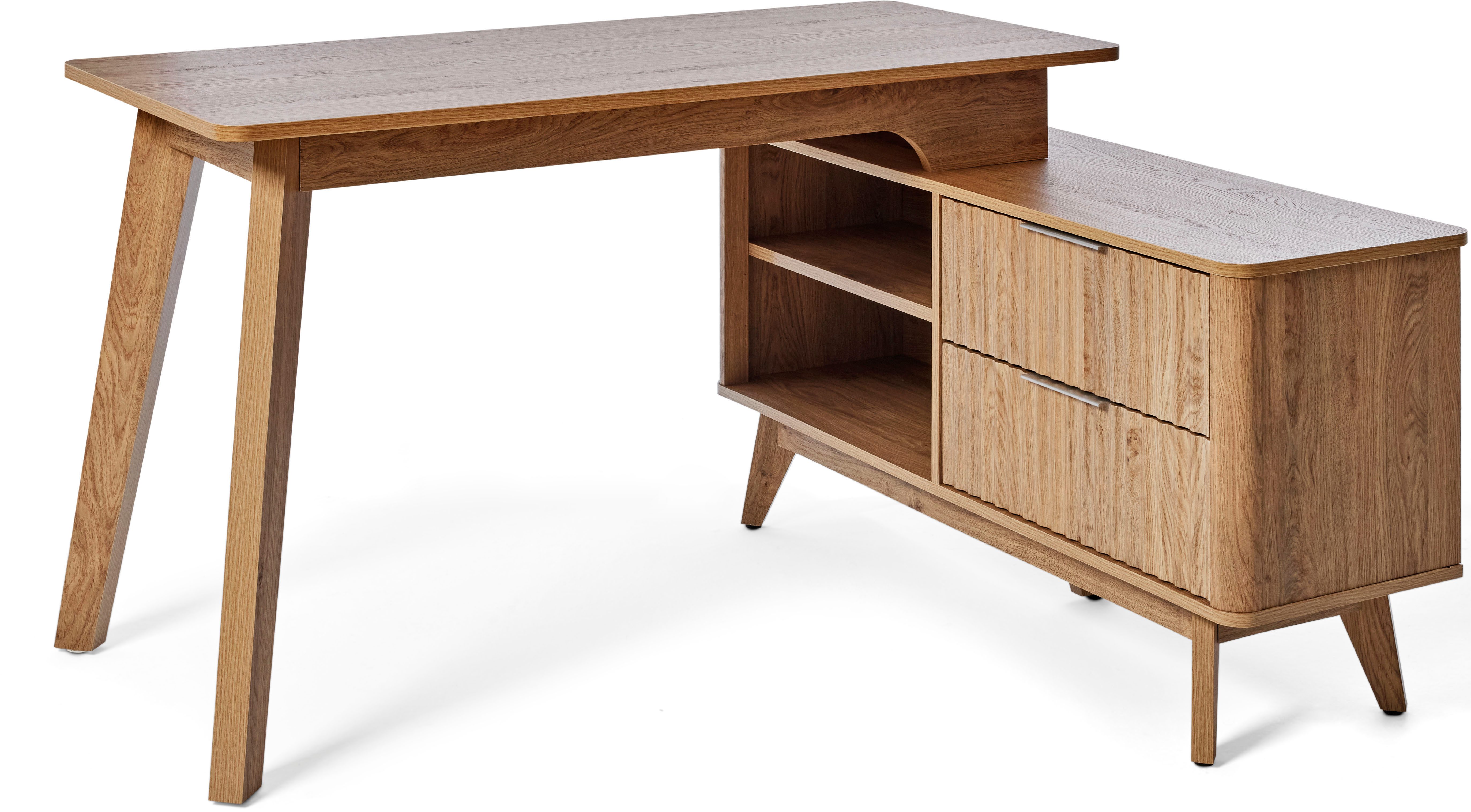 Jahnke Eckschreibtisch WAVE C 150 E (1-St), Eckschreibtisch, Fronten in Wel günstig online kaufen