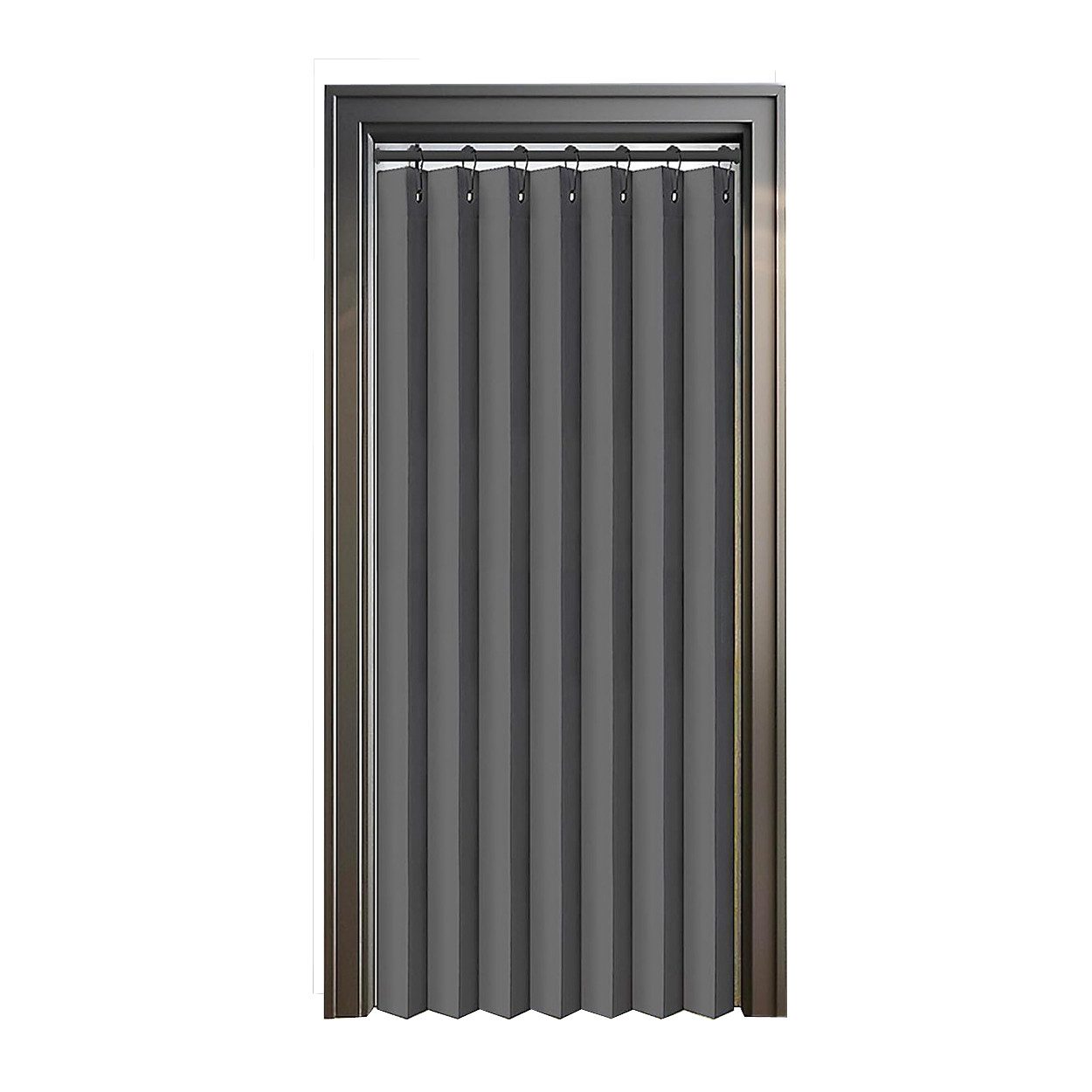 Minicloss Türvorhang Isolierte Türvorhänge, Plissee-Falttürvorhänge, Sichtschutzvorhänge, Verdunkelungsvorhänge, geeignet für wohnzimmer und schlafzimmer