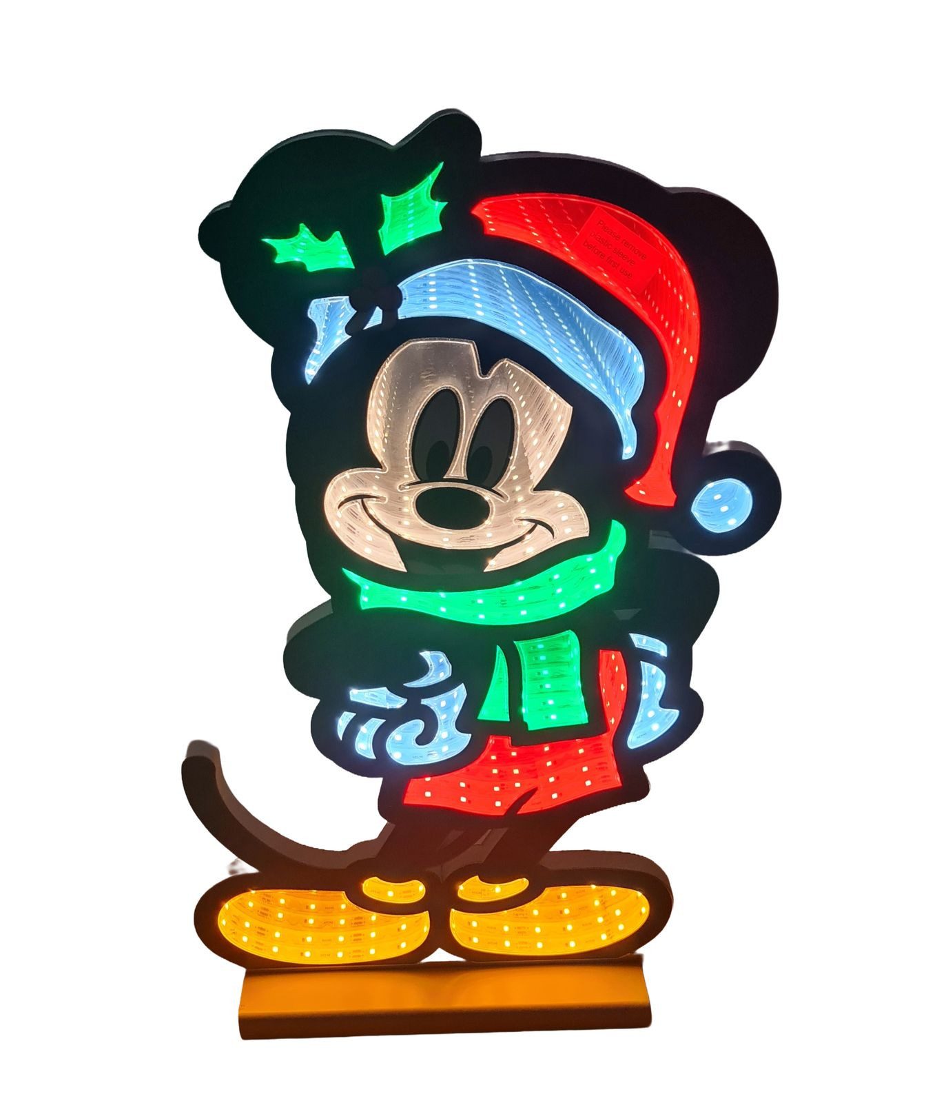 Disney LED Dekofigur Infinity Lights by Disney Mickey Mouse 40 cm LED Weihnachtsdeko 3D, LED fest integriert