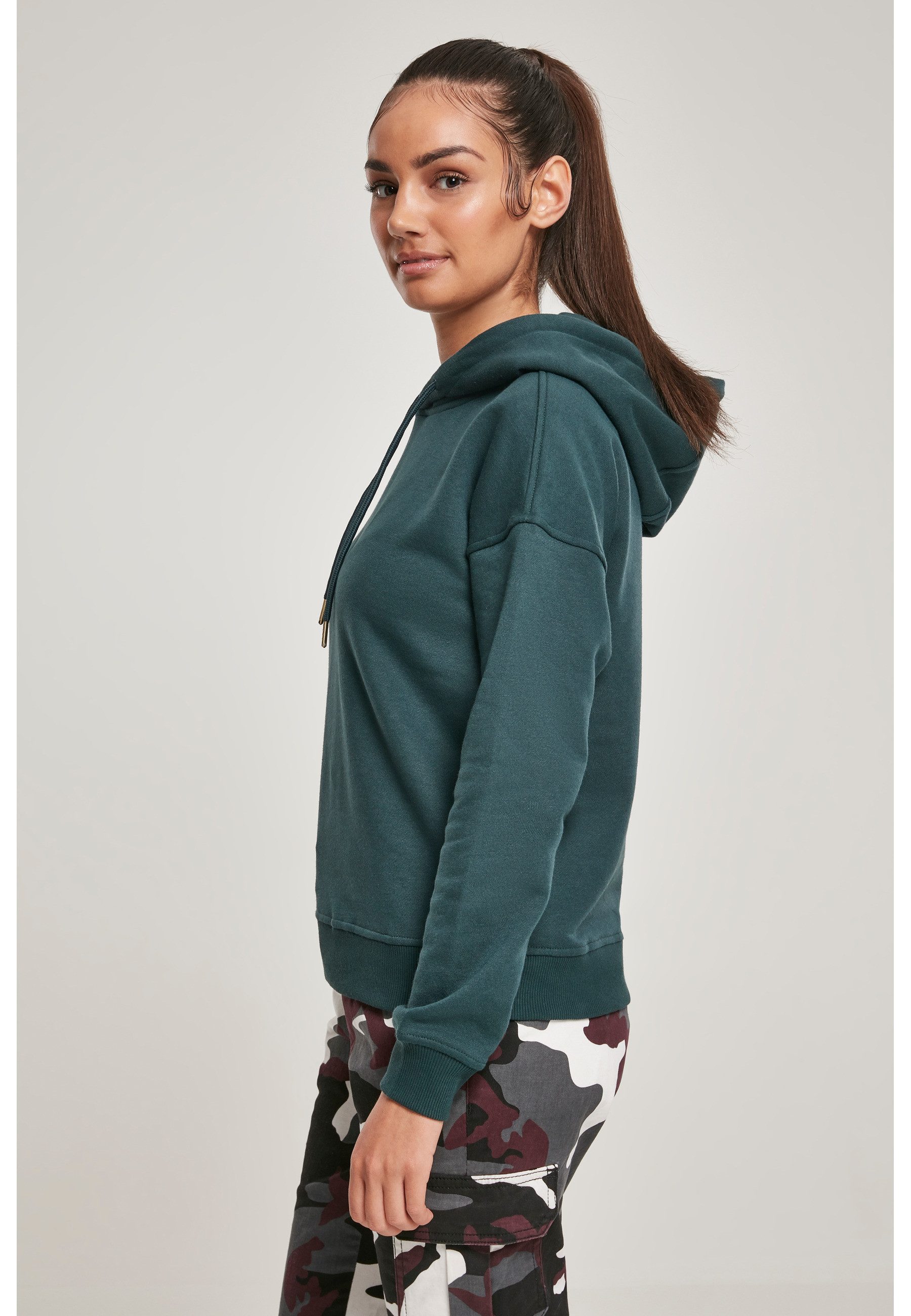 URBAN CLASSICS Kapuzenpullover Urban Classics Damen Ladies Hoody (1-tlg)