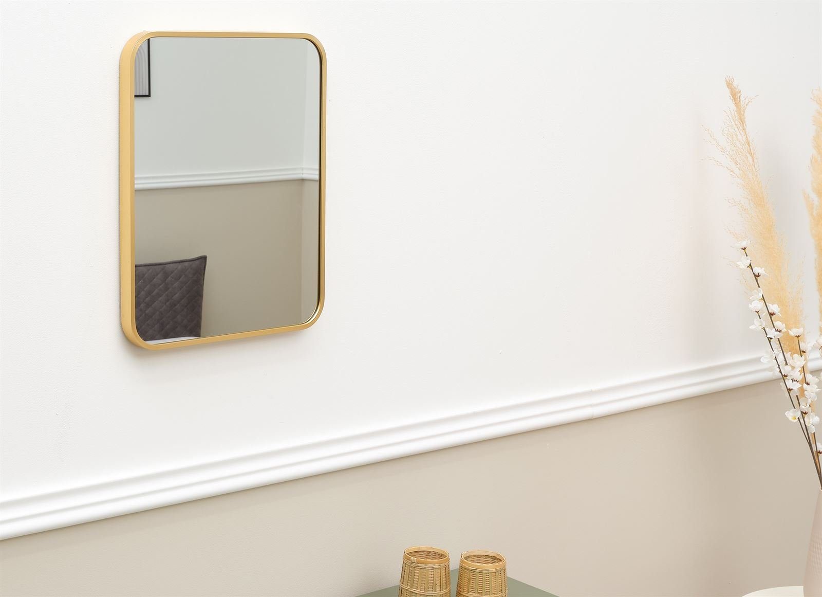 Terra Home Wandspiegel Spiegel Metallrahmen Schminkspiegel günstig online kaufen