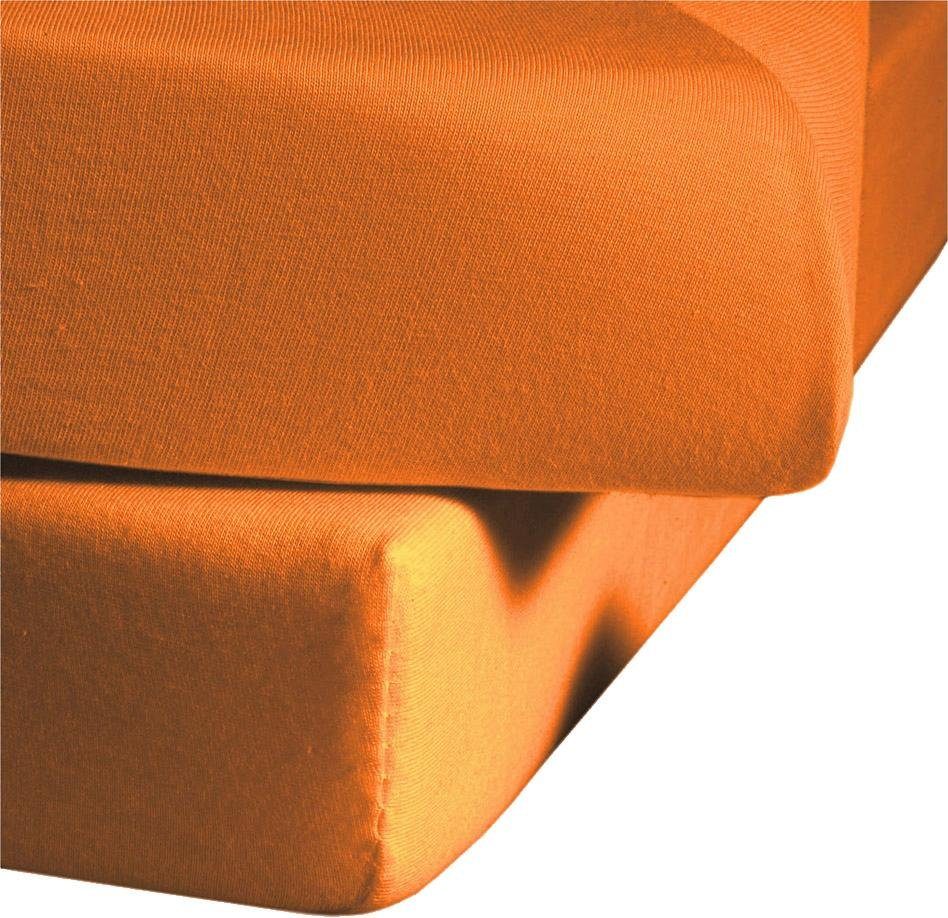 fleuresse Spannbettlaken Comfort, Jersey-Elasthan, Gummizug: rundum, günstig online kaufen