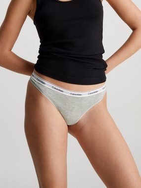 Calvin Klein Underwear String 3 PACK THONG (LOW-RISE) (Packung, 3-St., 3er-Pack) mit Logobund