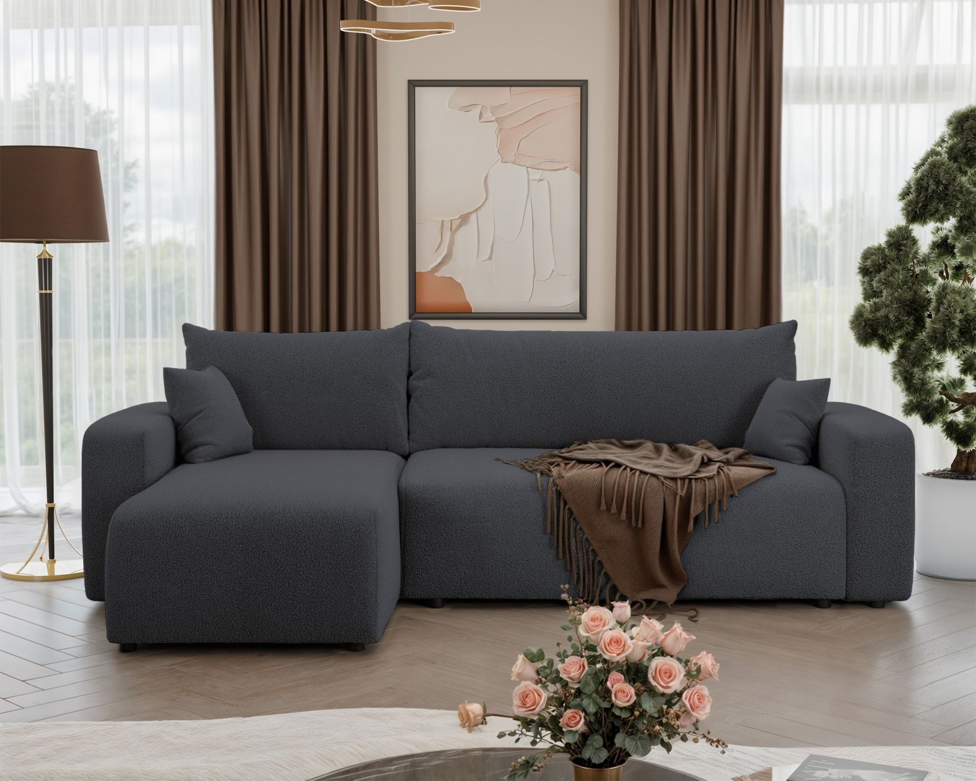 Selsey Ecksofa PIANONI, mit Schlaffunktion, Bettkasten günstig online kaufen