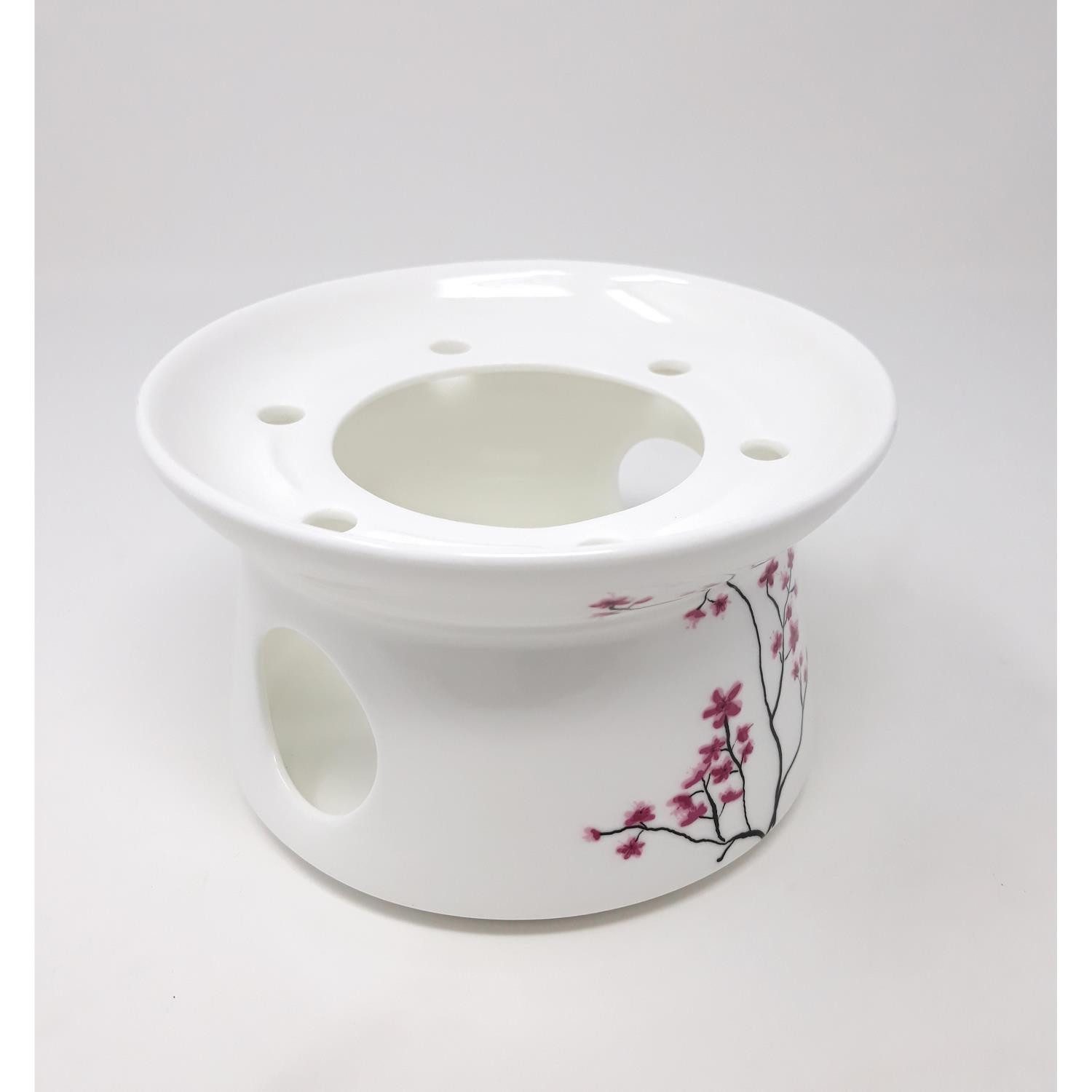 TeaLogic Teekanne, Spülmaschinengeeignet, Weiß, Kirschblüten, H: 9.5cm