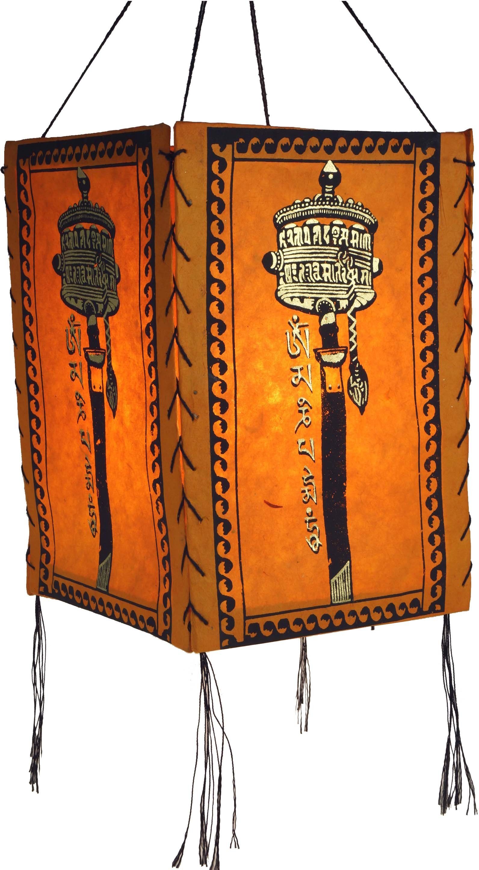 Guru-Shop Lampenschirm Lokta Papier Hänge Lampenschirm, Deckenleuchte..