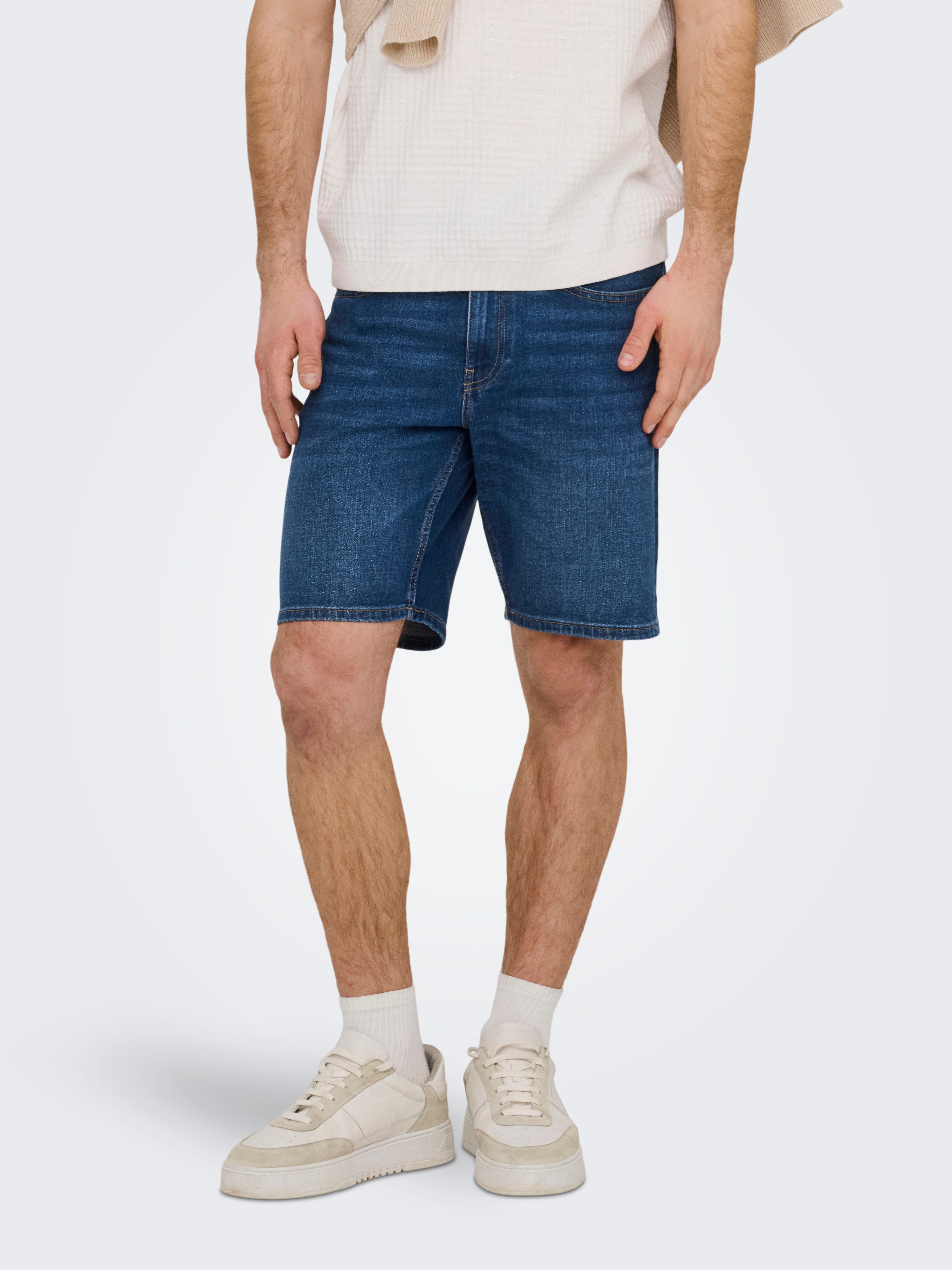 ONLY & SONS Shorts ONSWEFT BOX PIM DNM SHORTS VD