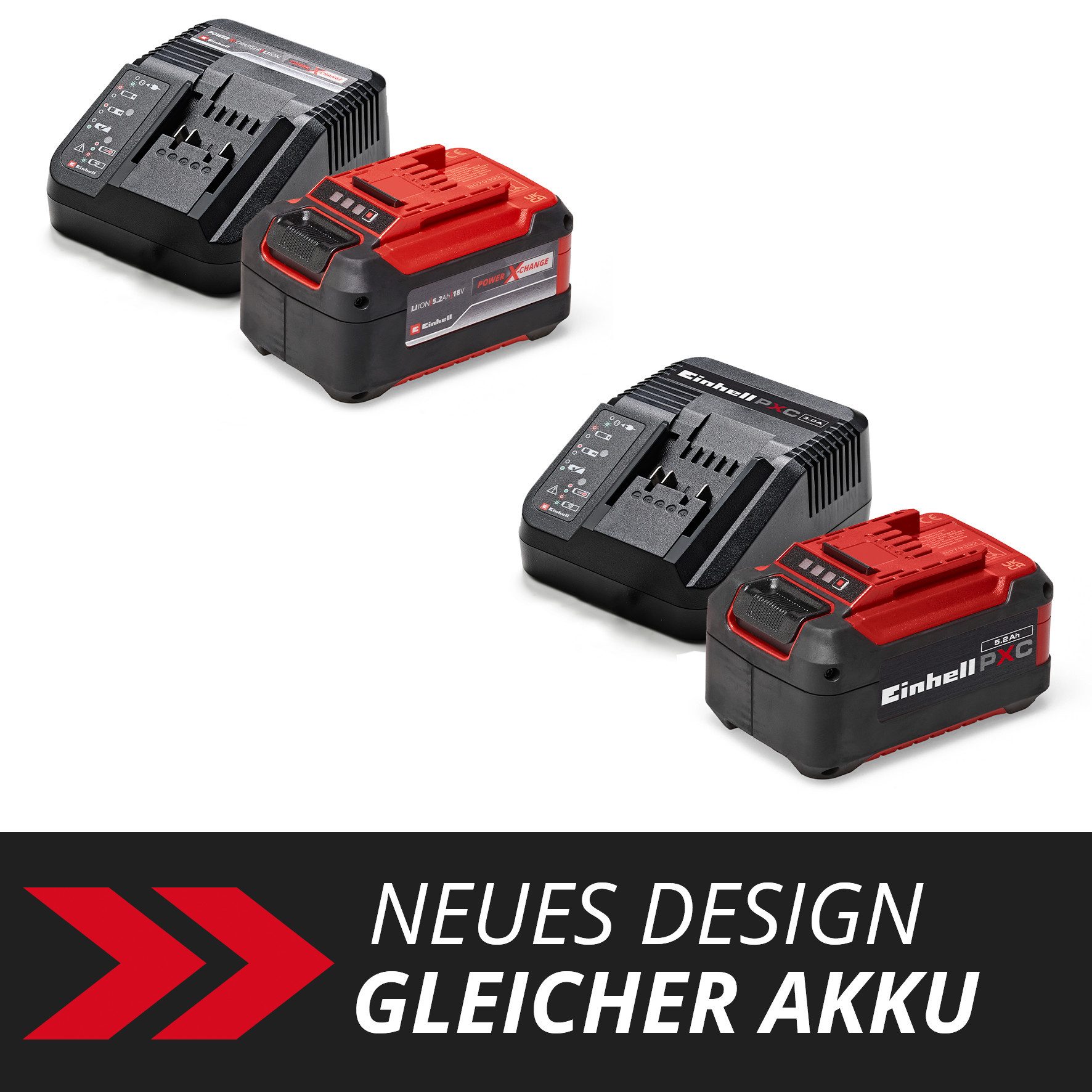 Einhell 5,2 Ah PXC Starter-Kit Akku Starter-Set