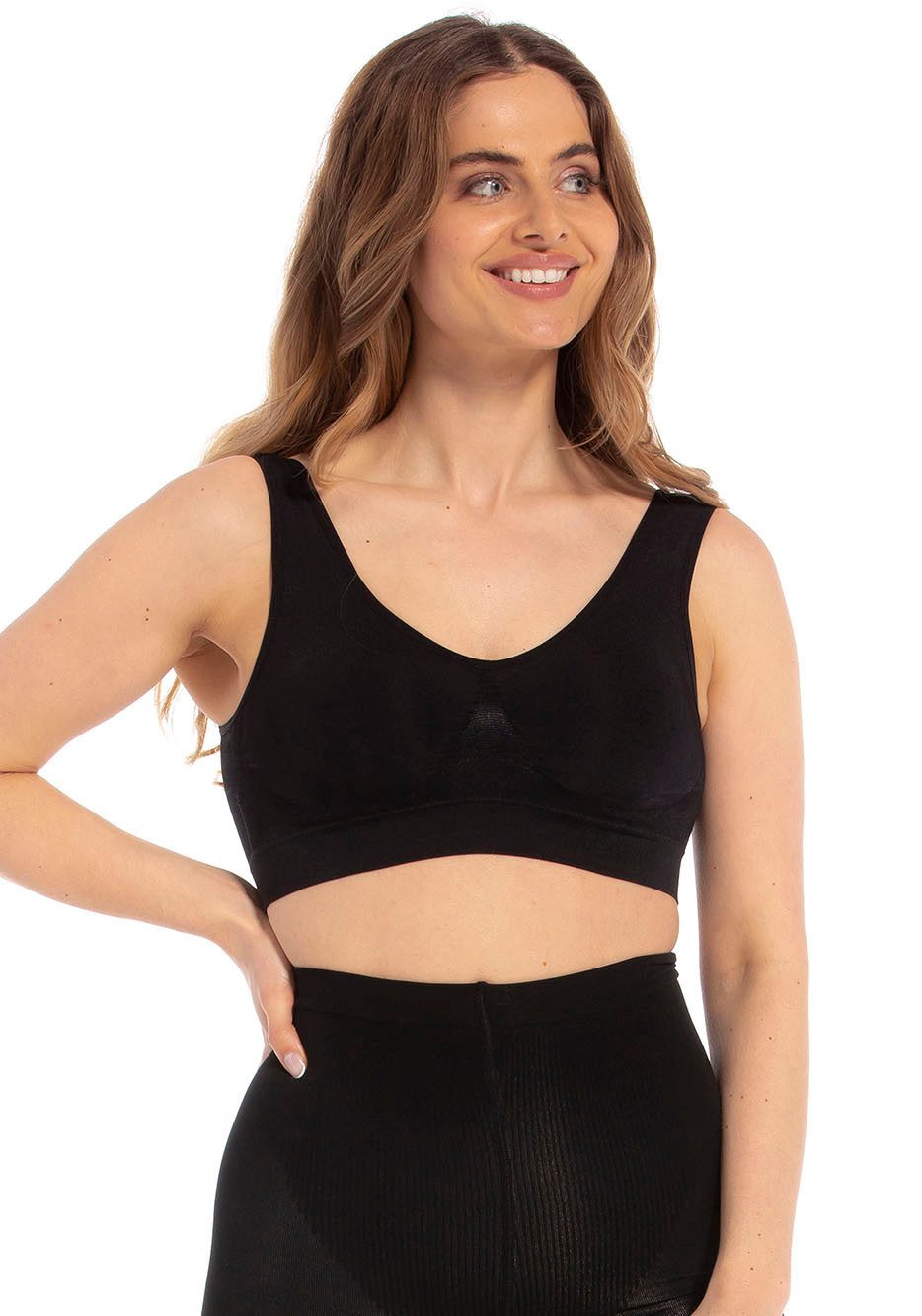 MAGIC Bodyfashion Bügelloser BH Comfort Bra bequemer, nahtloser und bügelloser BH