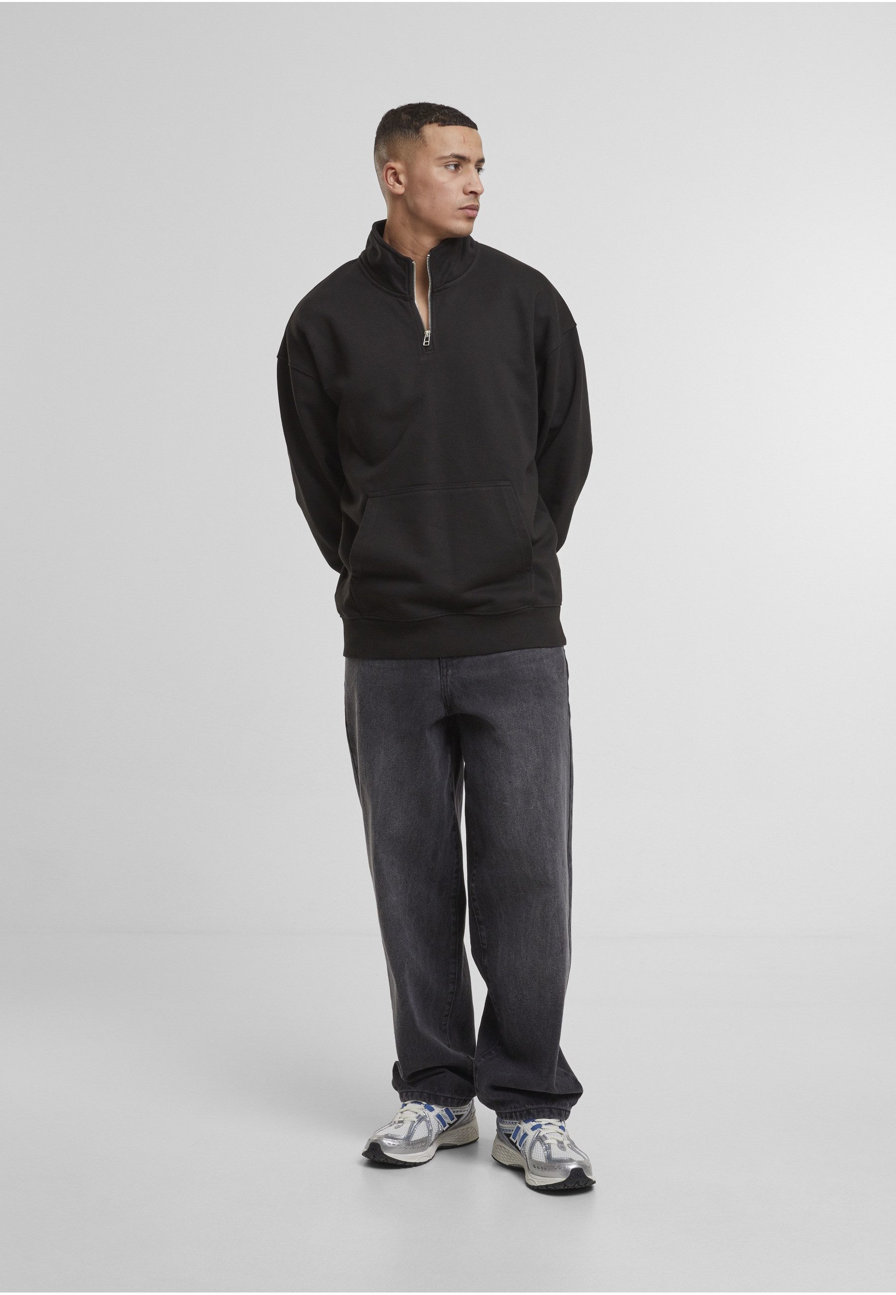 DEF Sweater DEF DEF Zipper Crewneck (1-tlg)