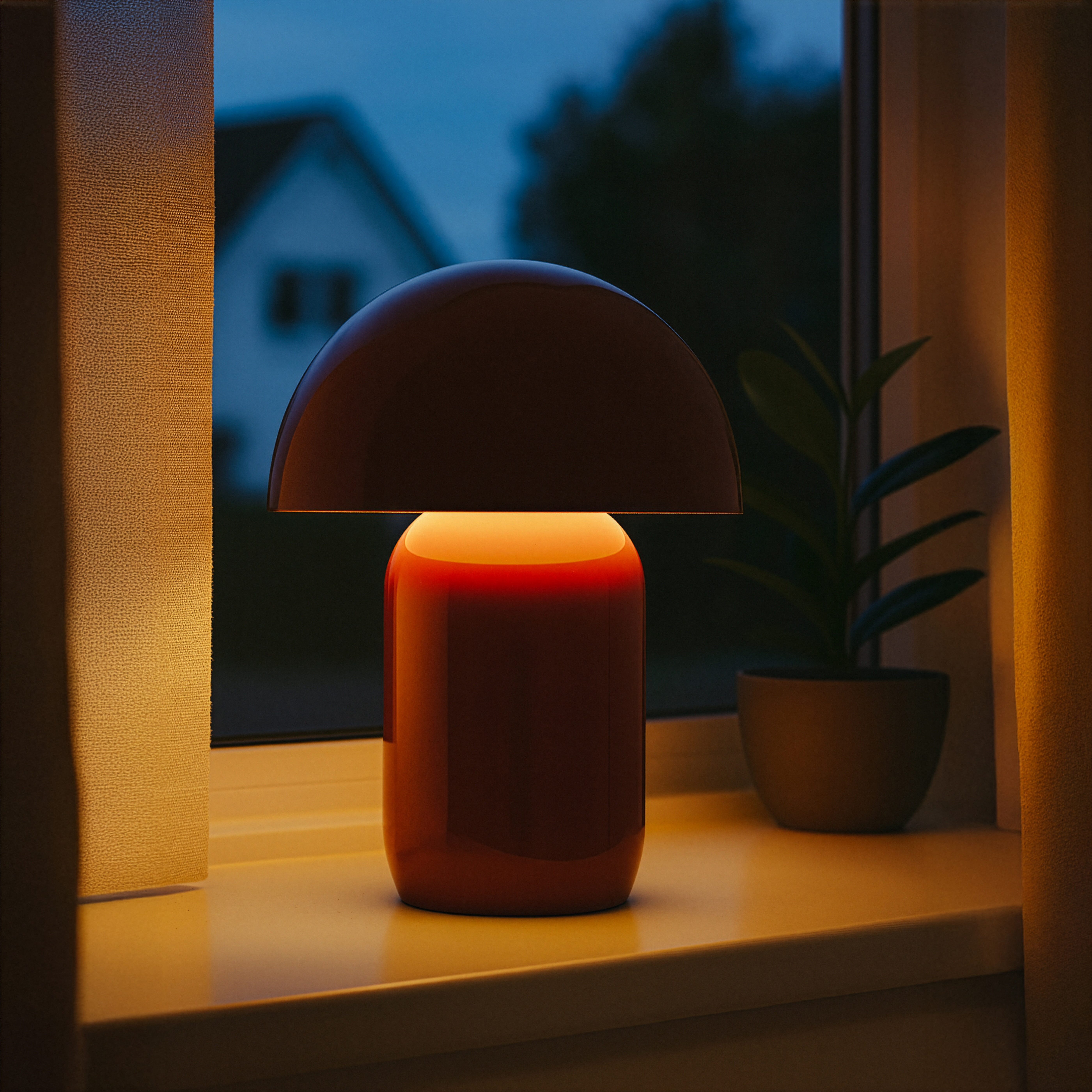 LeGer Home by Lena Gercke LED Tischleuchte Galilea, Dimmfunktion, LED fest integriert, Warmweiß, dimmbar, Ø 20 cm, Metall, Akku Tischlampe, Schalter mit Touchfunktion