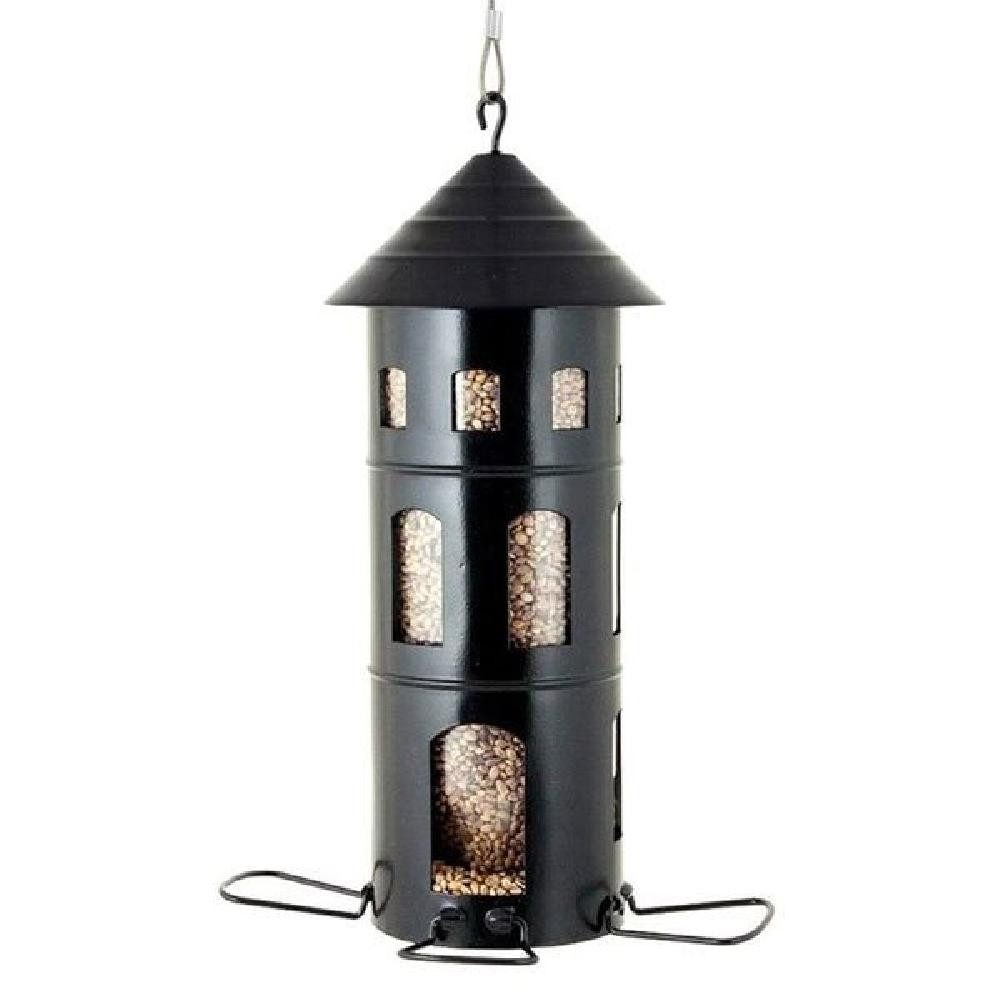 Vogelhaus Futterhaus Kombi-Haus Samen Schwarz