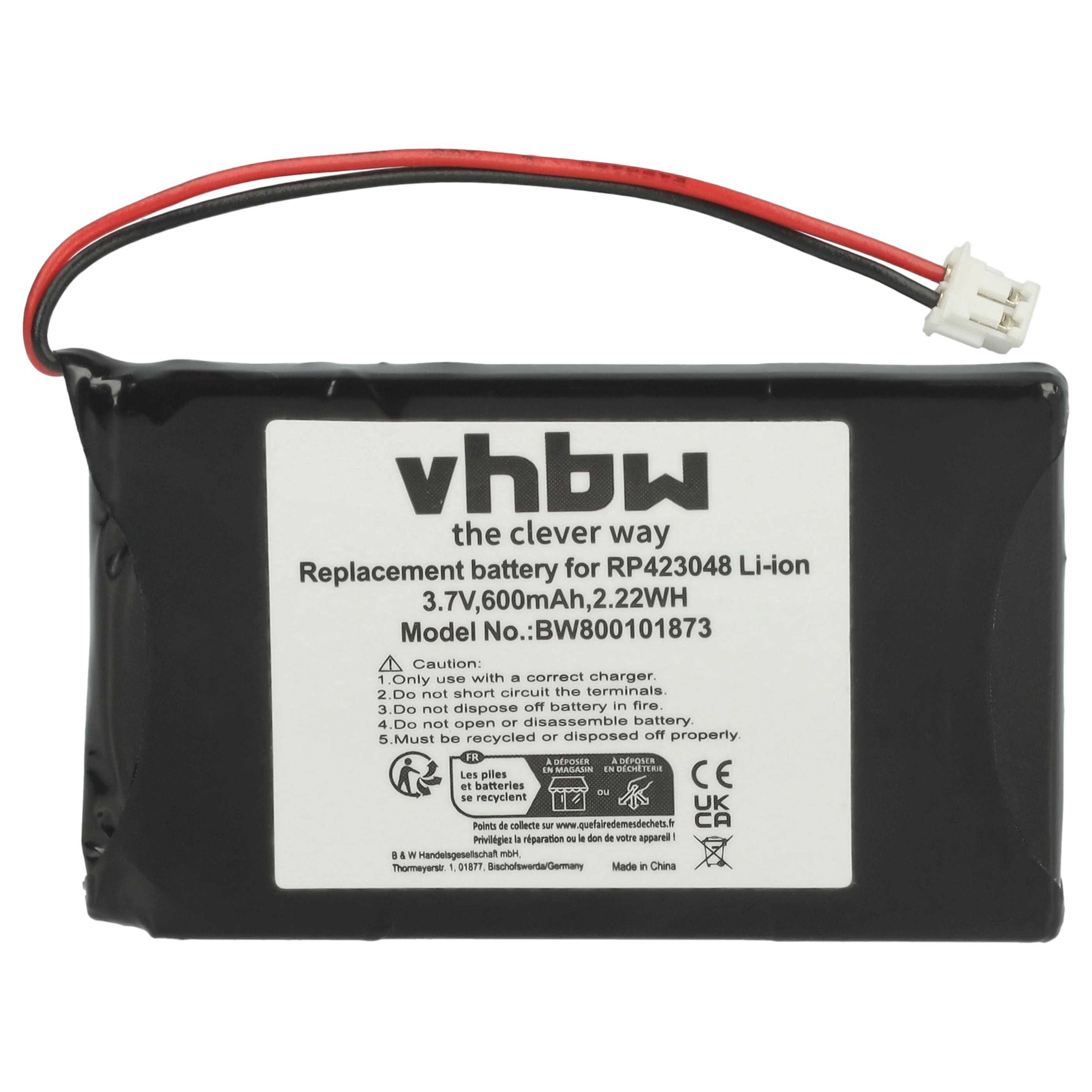 Vhbw 3x batteria compatibile con Innovaphone IP62 telefono fisso