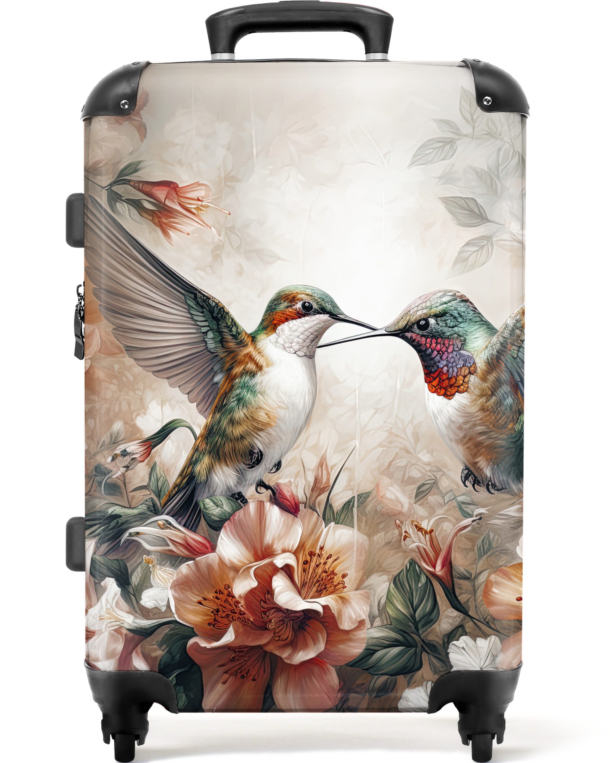 NoBoringSuitcases.com© Hartschalen-Trolley Kolibri - Vögel - günstig online kaufen