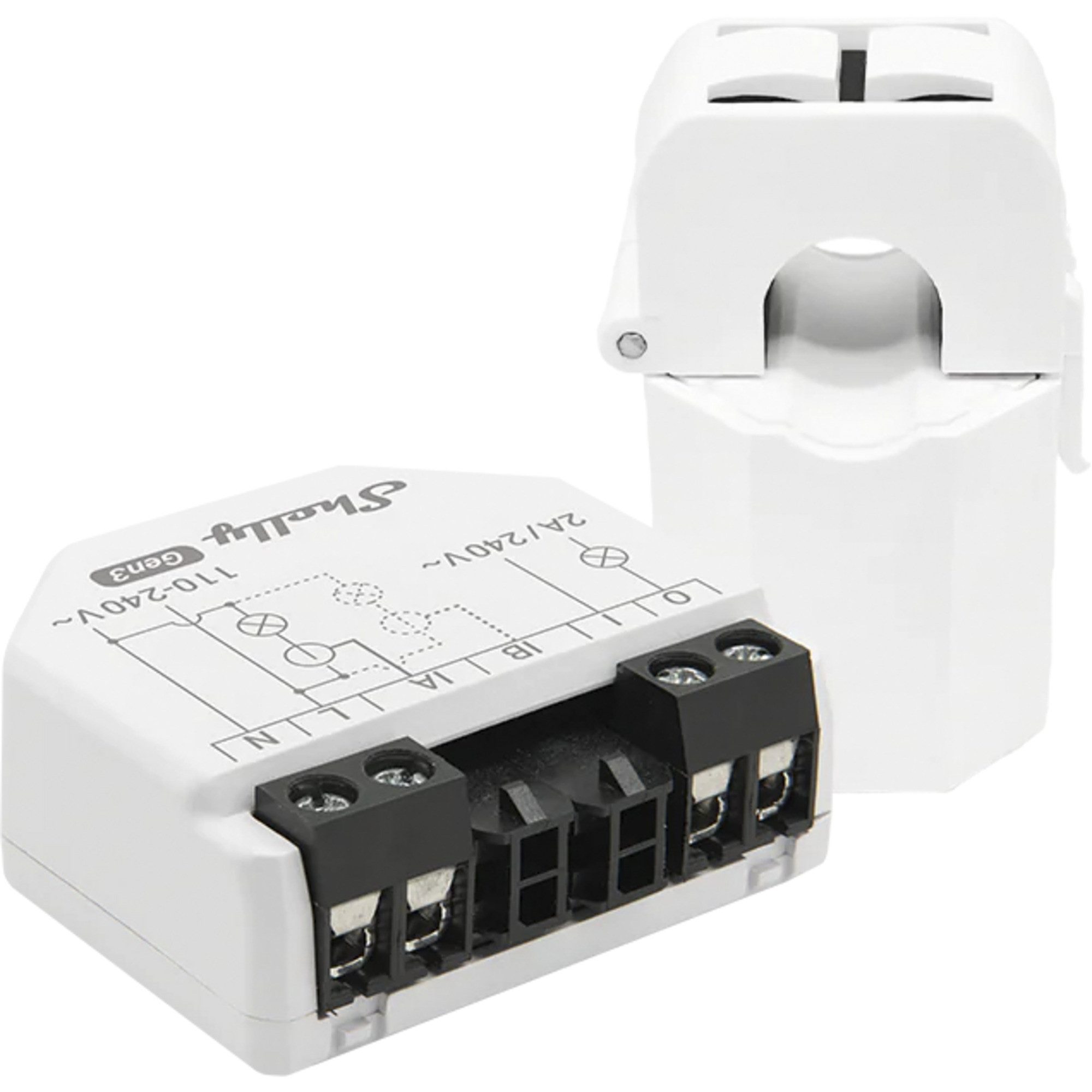 Shelly Relais-Modul Shelly EM Gen3, Messgerät, (mit Stromwandler)