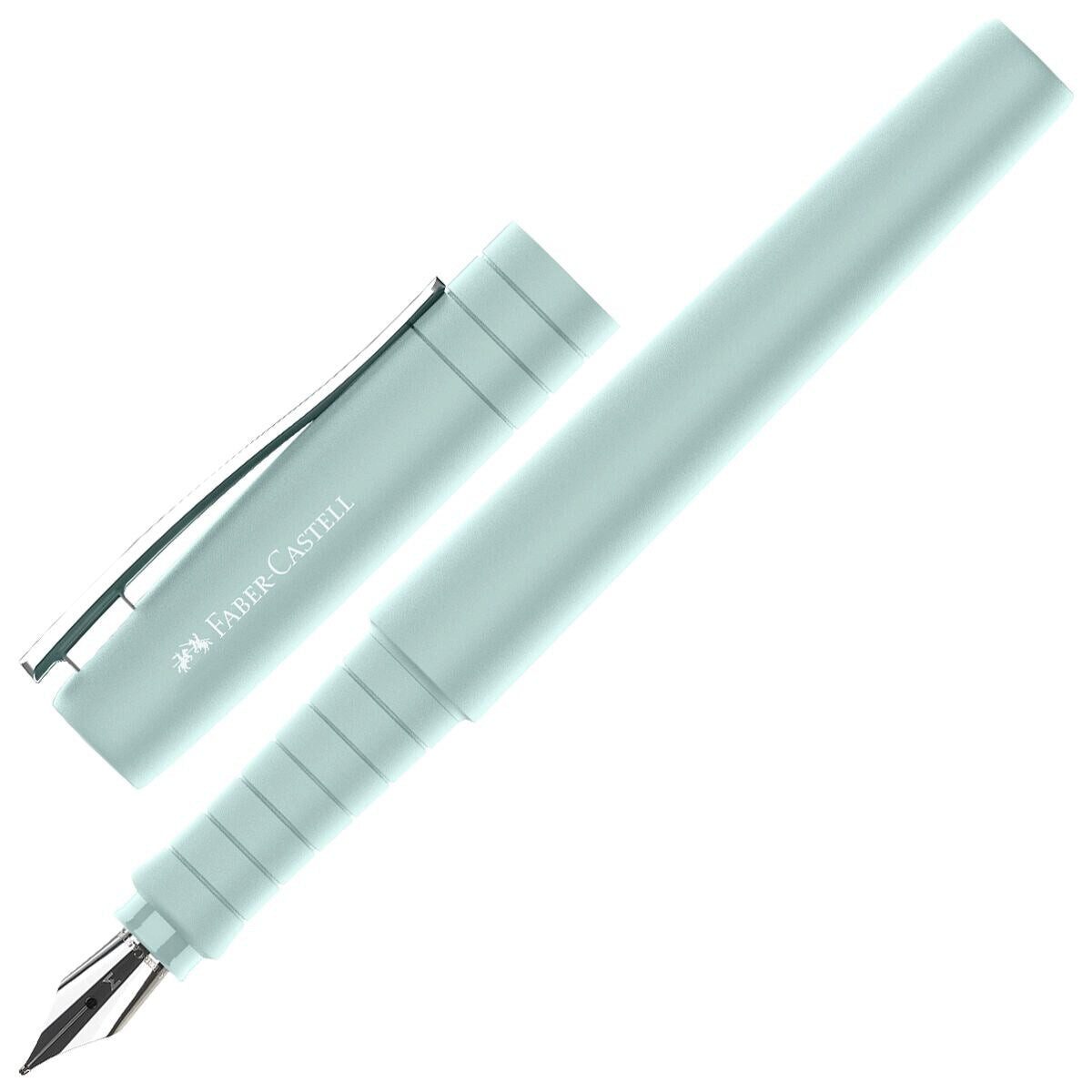 Faber-Castell Füllfederhalter Faber-Castell Füller Poly Pen M Caribic Blue