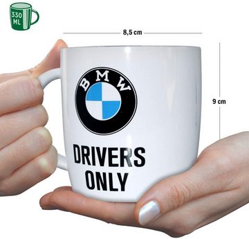 BMW Tasse BMW Drivers Only Kaffeebecher Kaffeepott Kaffeetasse Keramik