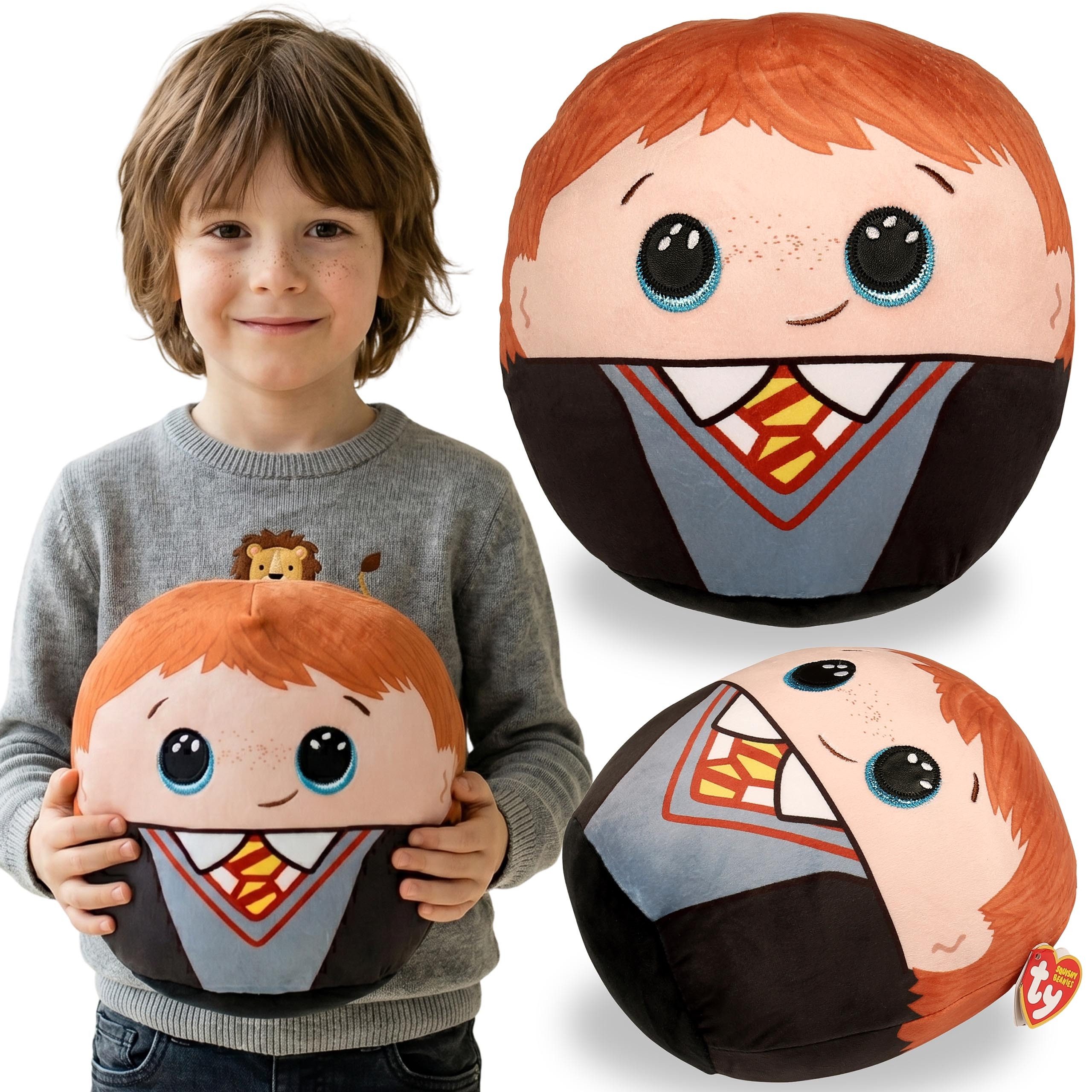 Ty® Dekokissen TY Harry Potter Ron Weasley Kissen SQUISHY BEANIES, 22 cm