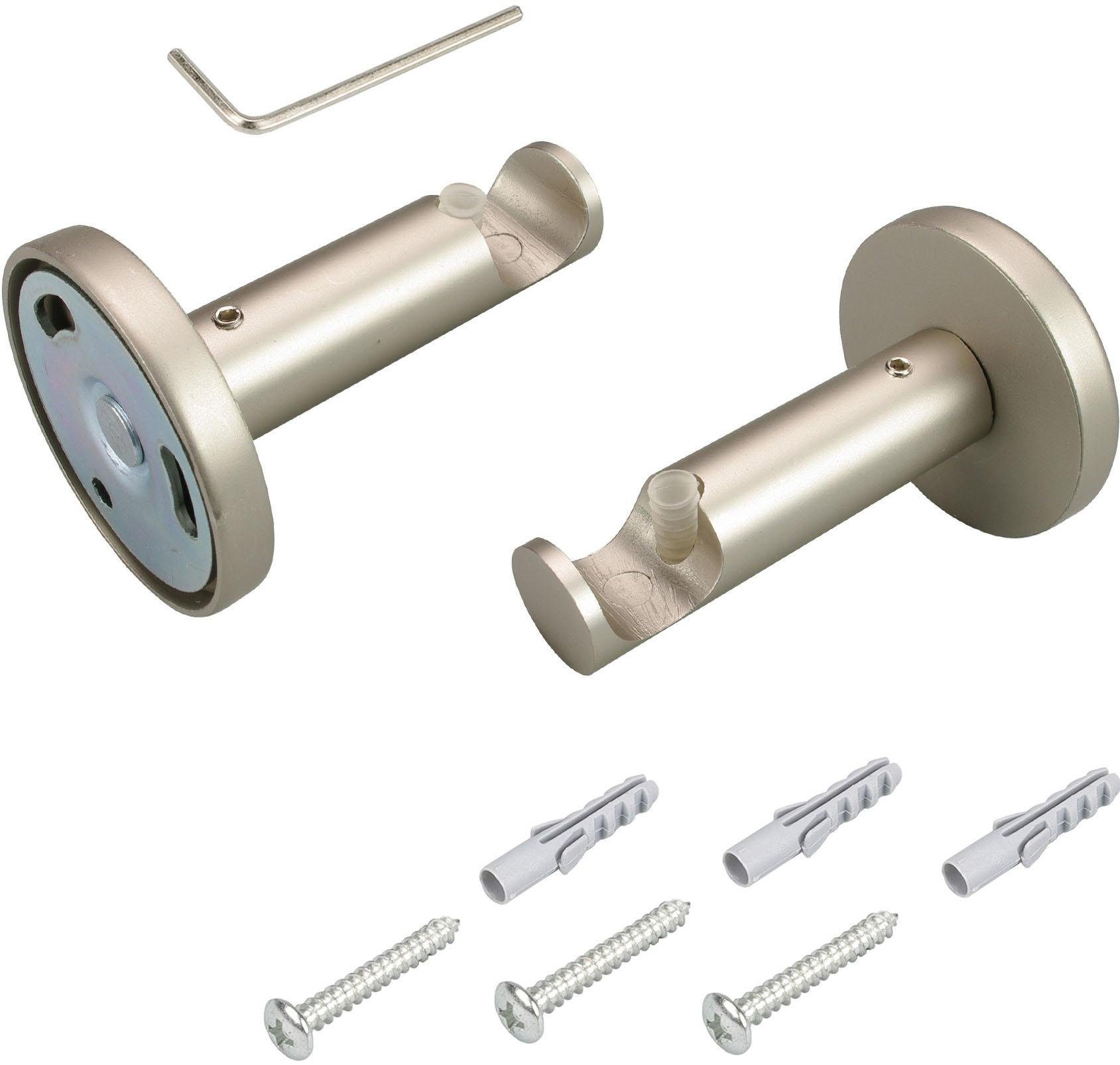 Liedeco Gardinenstangenhalter, Gardinenstangen, (1-St), für Gardinenstangen günstig online kaufen
