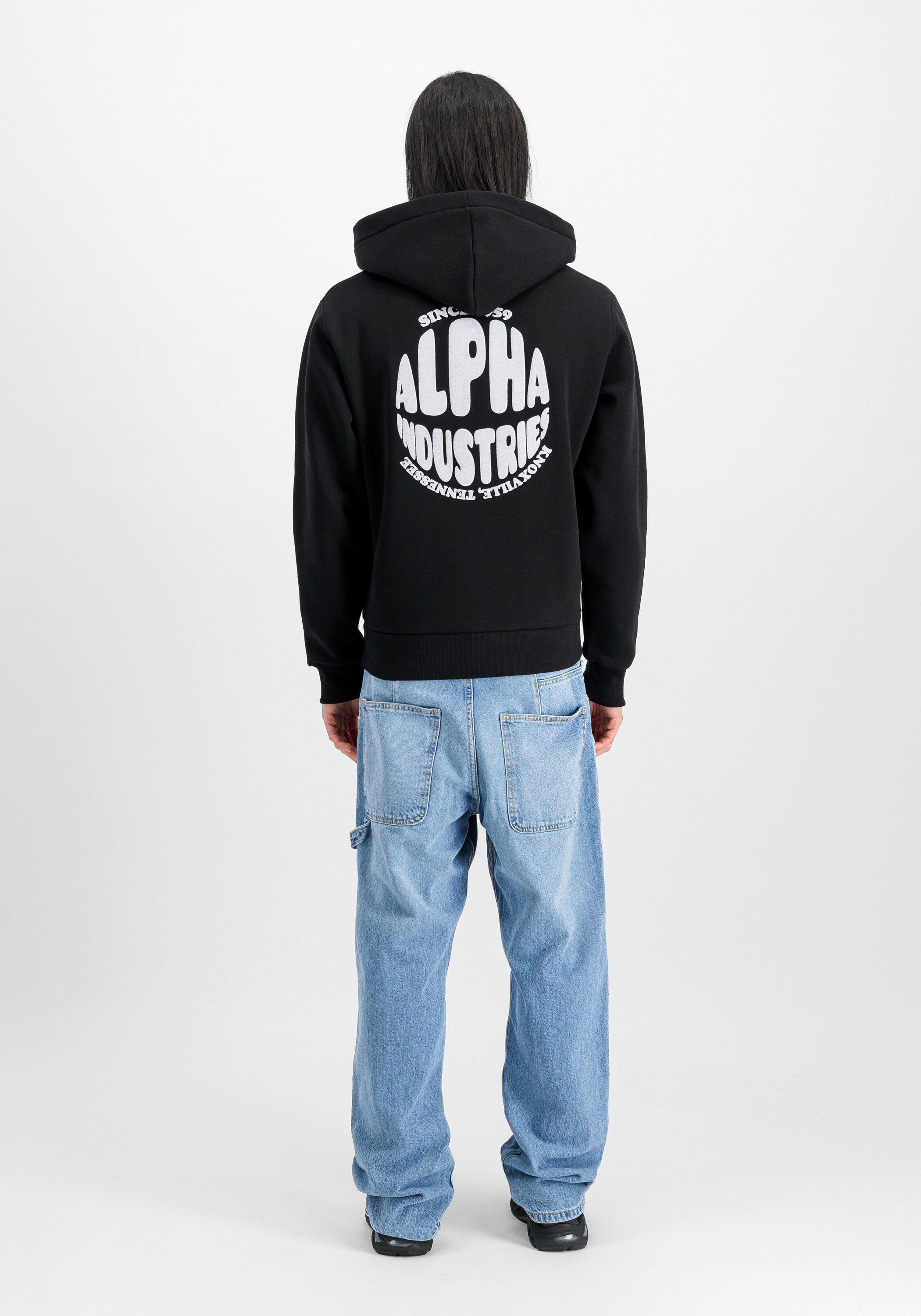Alpha Industries Hoodie Logo Hoodie Backprint
