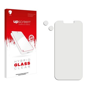 upscreen flexible Panzerglasfolie für Apple iPhone 13 (Display+Kamera), Displayschutzglas, Schutzglas Glasfolie klar
