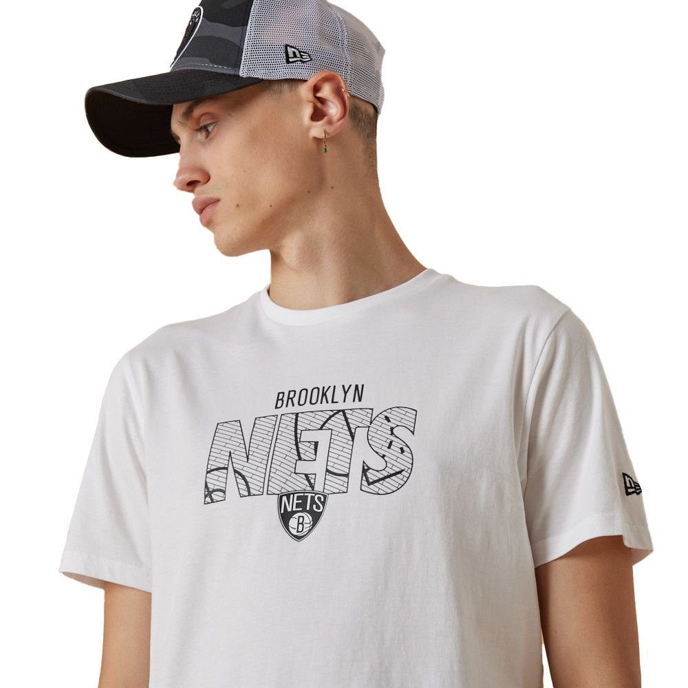 New Print-Shirt NEU/OVP Court NBA Wordmark Tee New BROOKLYN Era T-Shirt NETS Era