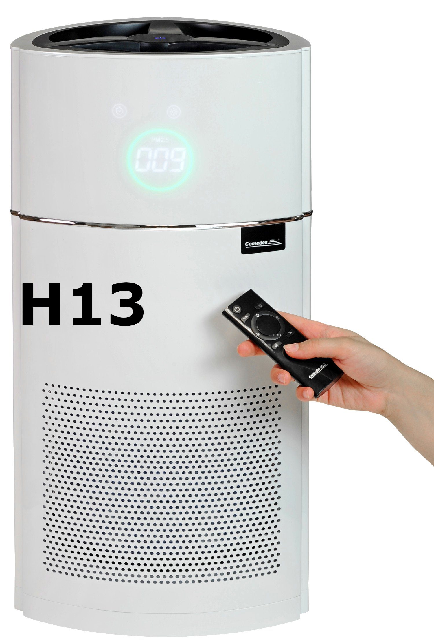 Comedes Luftreiniger Lavaero 900, mit HEPA H13 Element, für 60 m² Räume