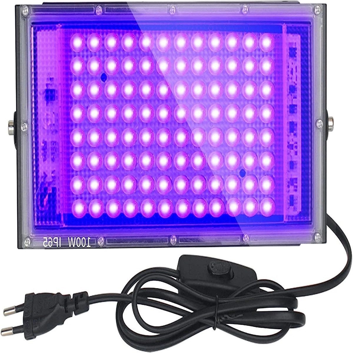 Novzep LED Flutlichtstrahler 100W UV Flutlicht,Leuchtstoff günstig online kaufen
