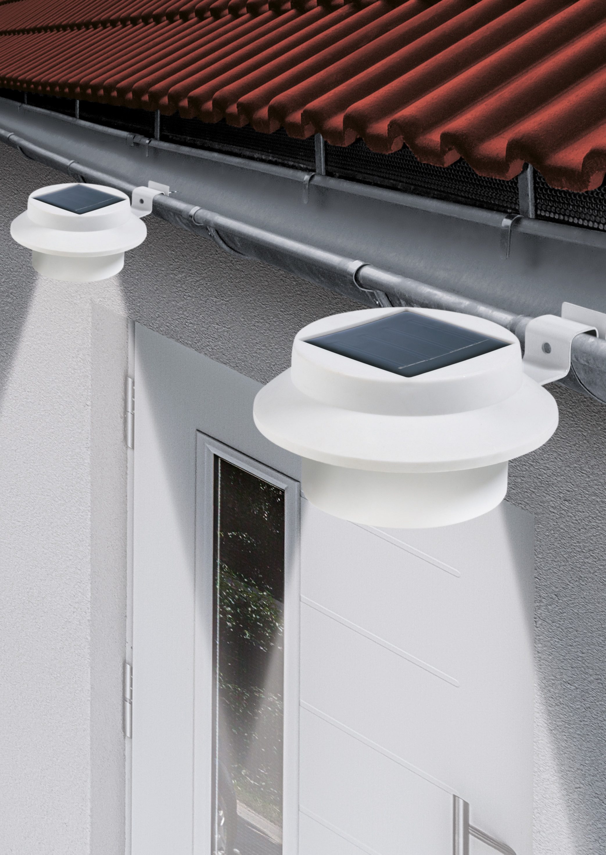 Solar-Dachrinnenleuchten von EASYmaxx