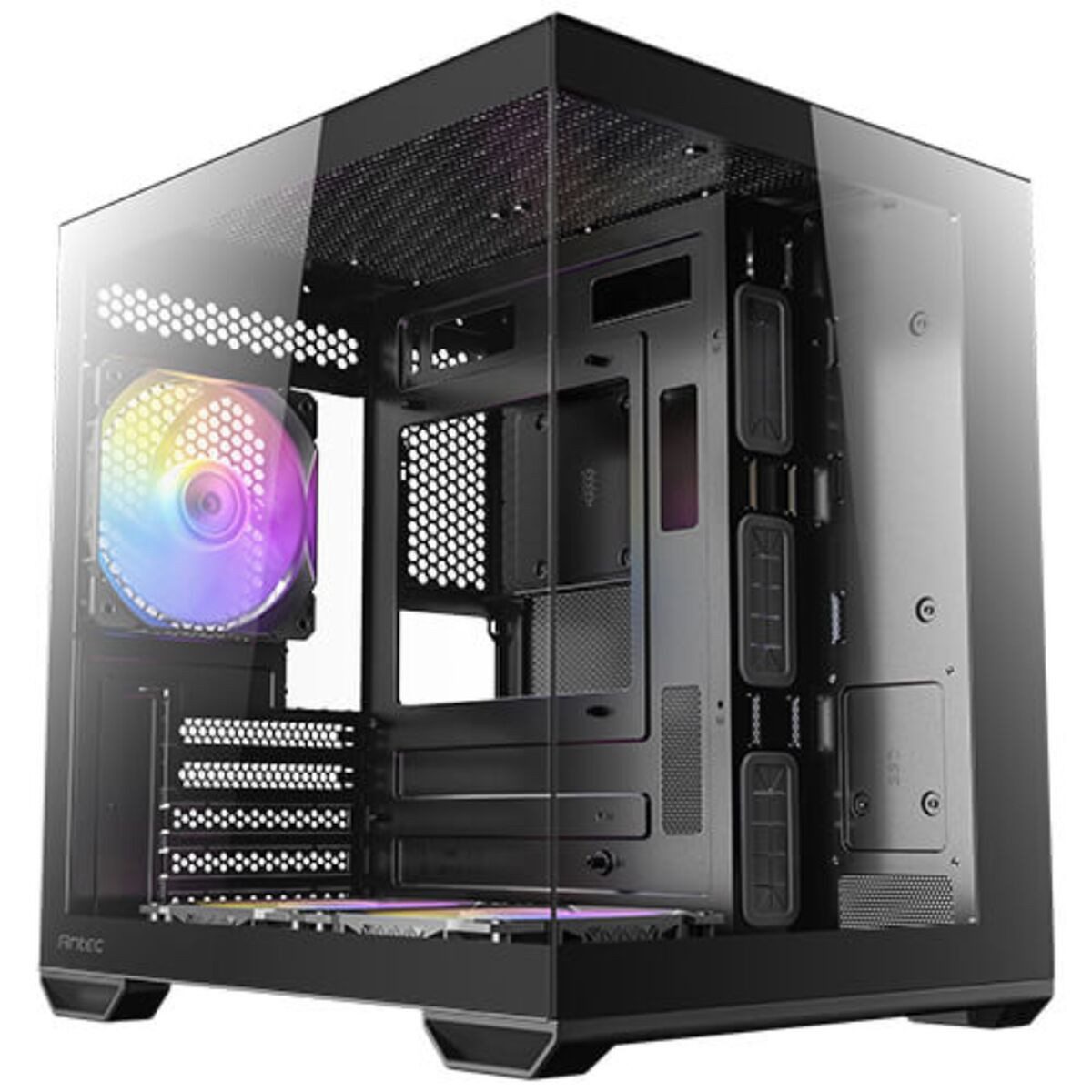 Antec Gaming-Gehäuse ATX Semi-Tower Gehäuse Antec 0-761345-10217-9 Schwarz