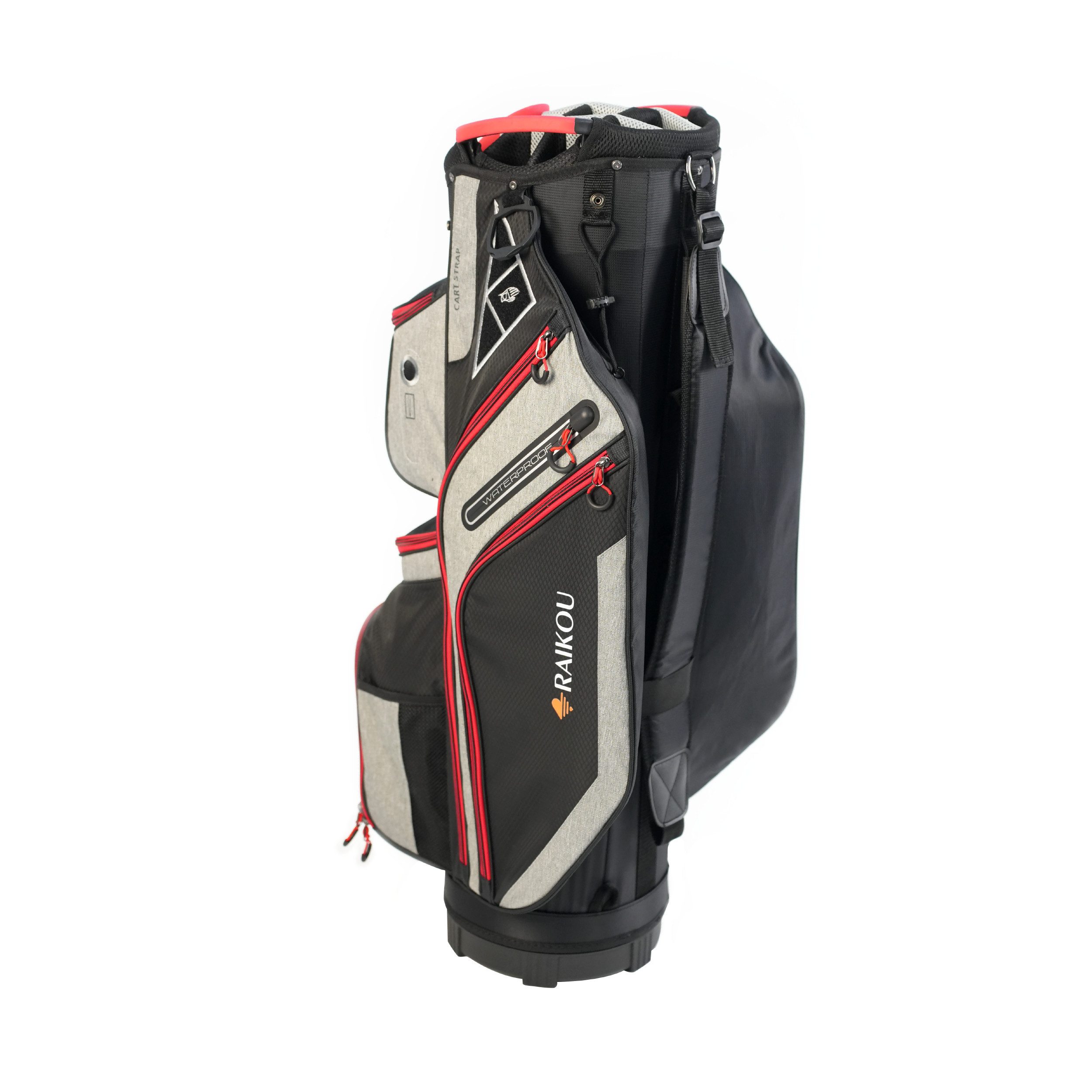RAIKOU Golfballtasche Golf Cartbag Wasserdichte 14 fach Divider Trolley kom günstig online kaufen