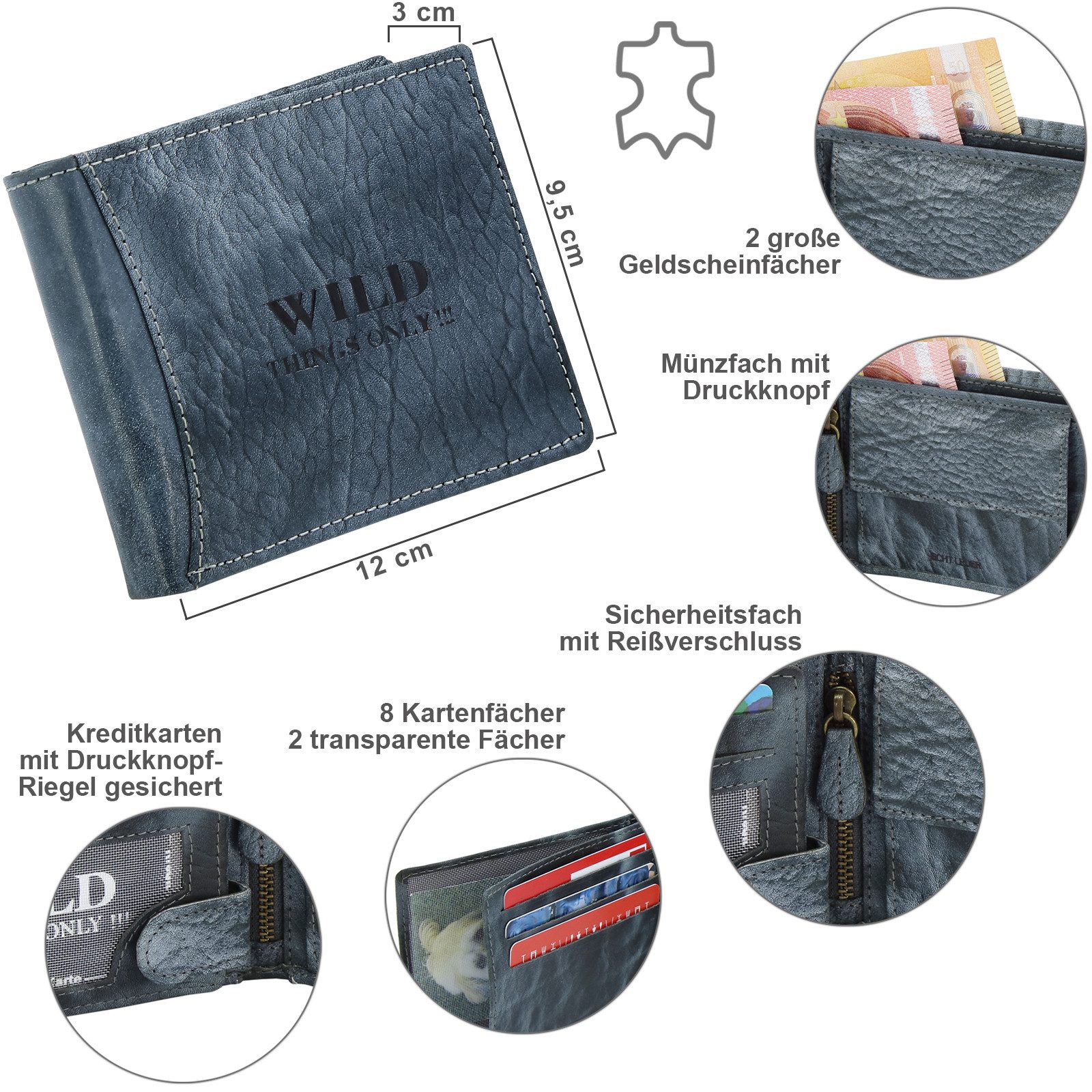 Wild Things Only !!! Geldbörse Herren günstig online kaufen