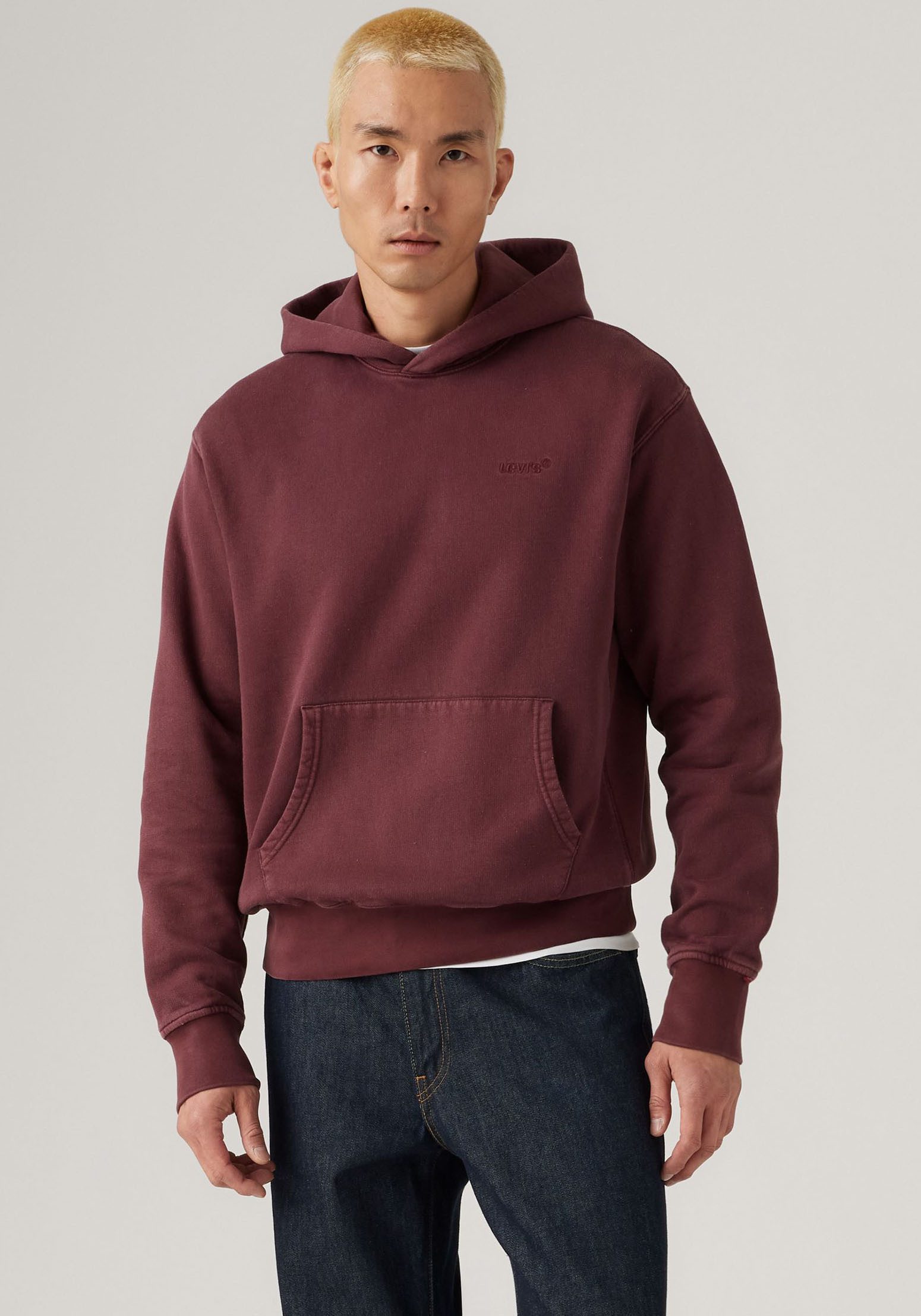 Levi's® Hoodie THE AUTHENTIC HOODIE mit kleiner Ton-in-Ton Logostickerei au günstig online kaufen