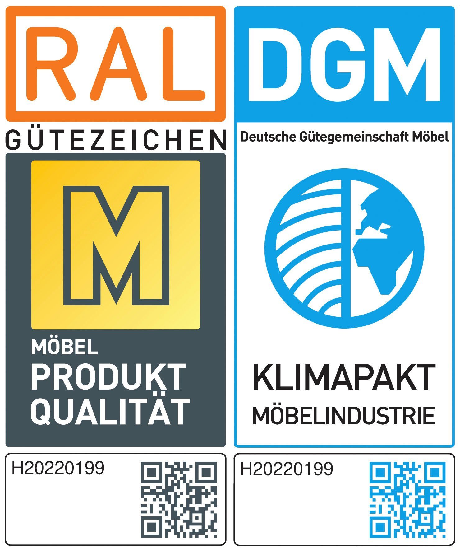 sit&more Polsterauflage Kolding, (Set, 2 Stück), 2er Kissen-Set wahlweise i günstig online kaufen