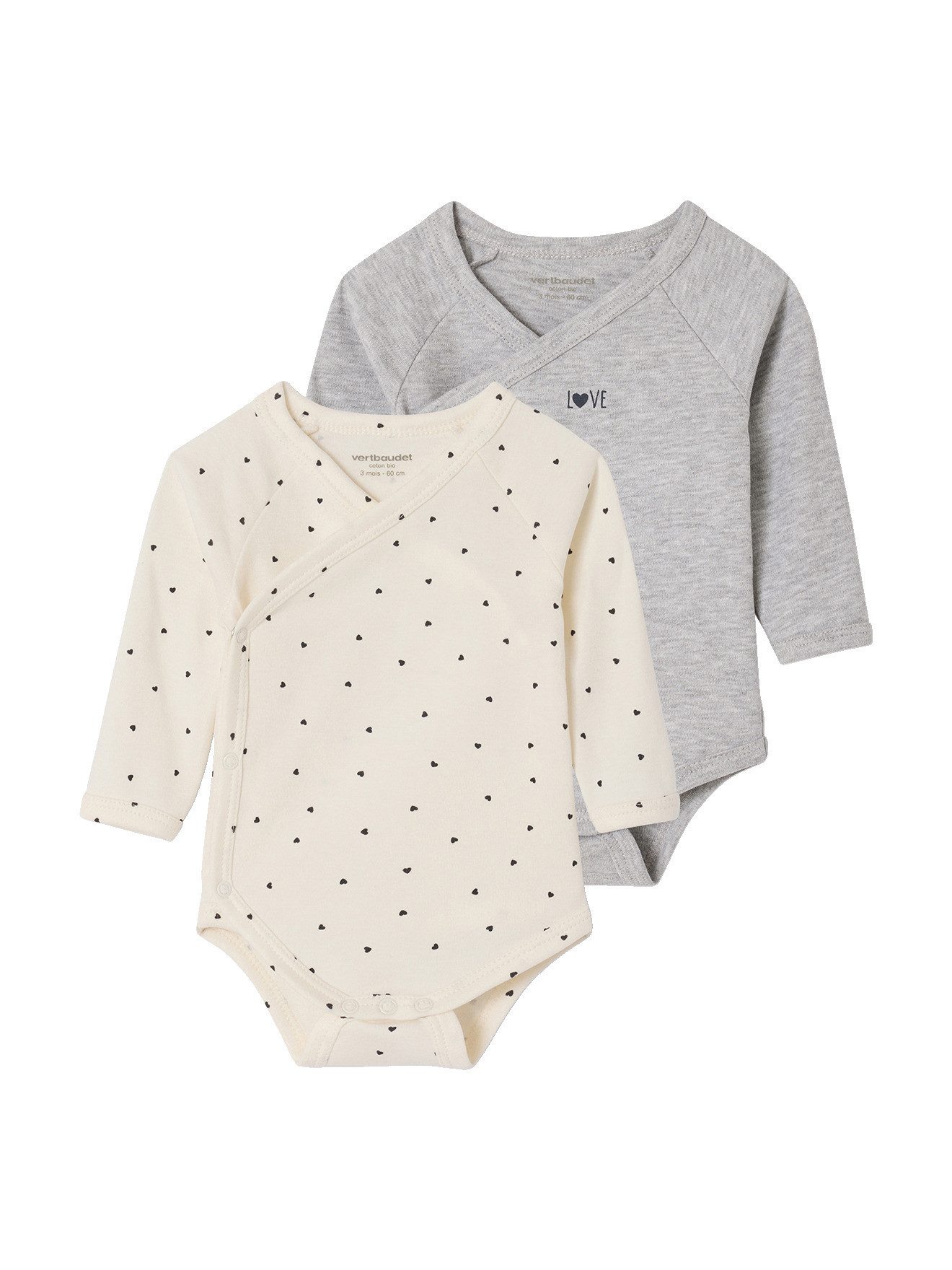 Body Baby Wickelbodys mit langen Ärmeln