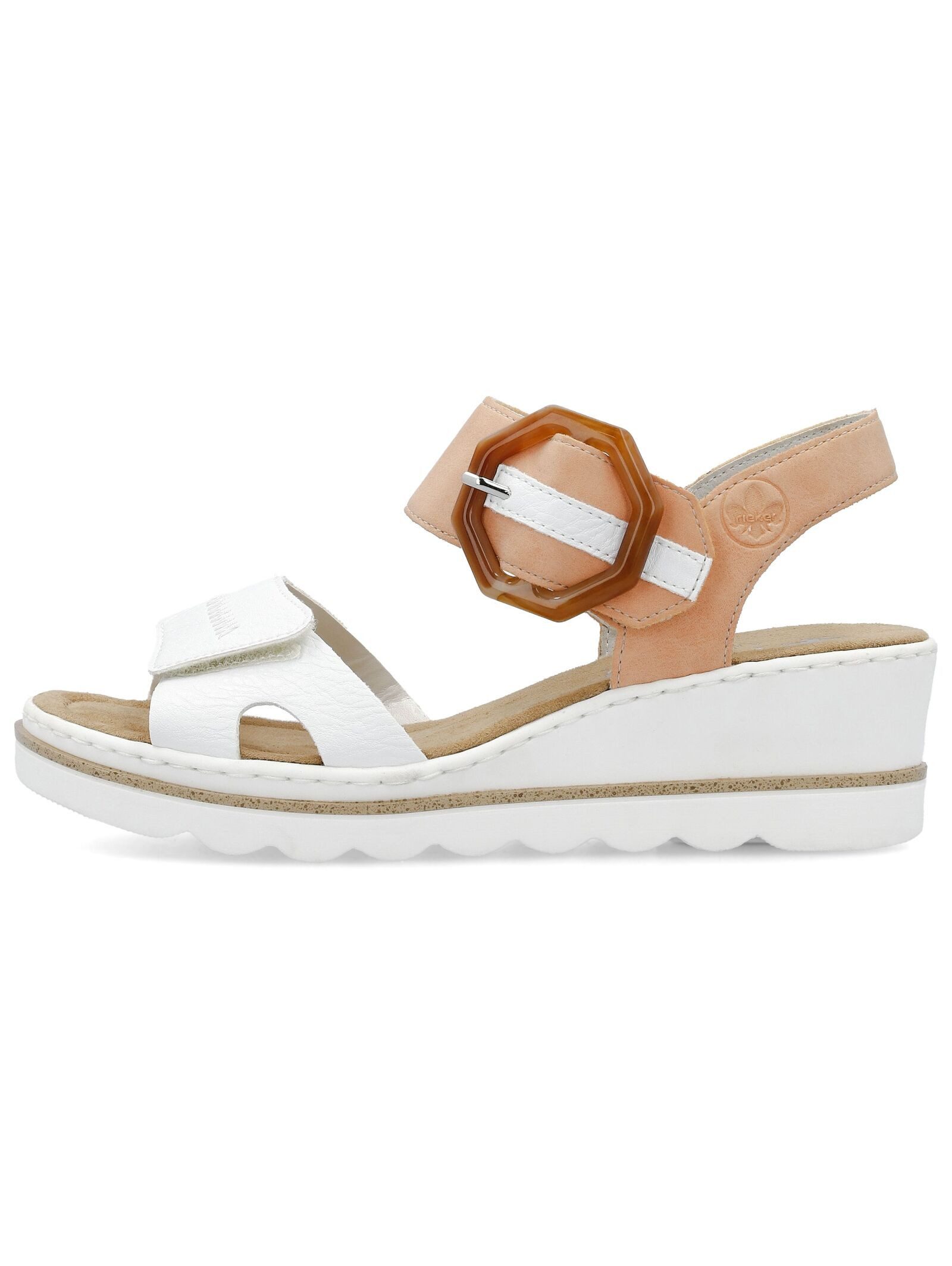 Rieker Rieker Sandalen Lederimitat Keilsandalette